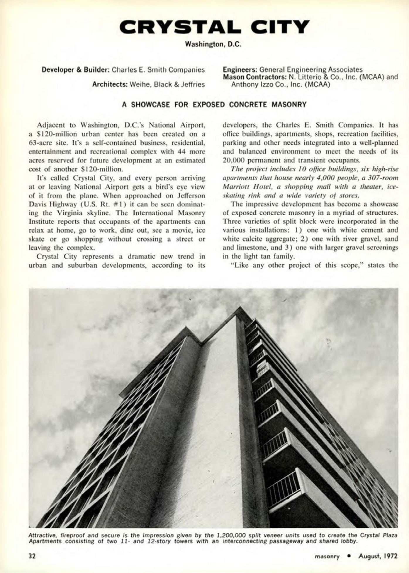 Masonry Magazine August 1972 Page. 30