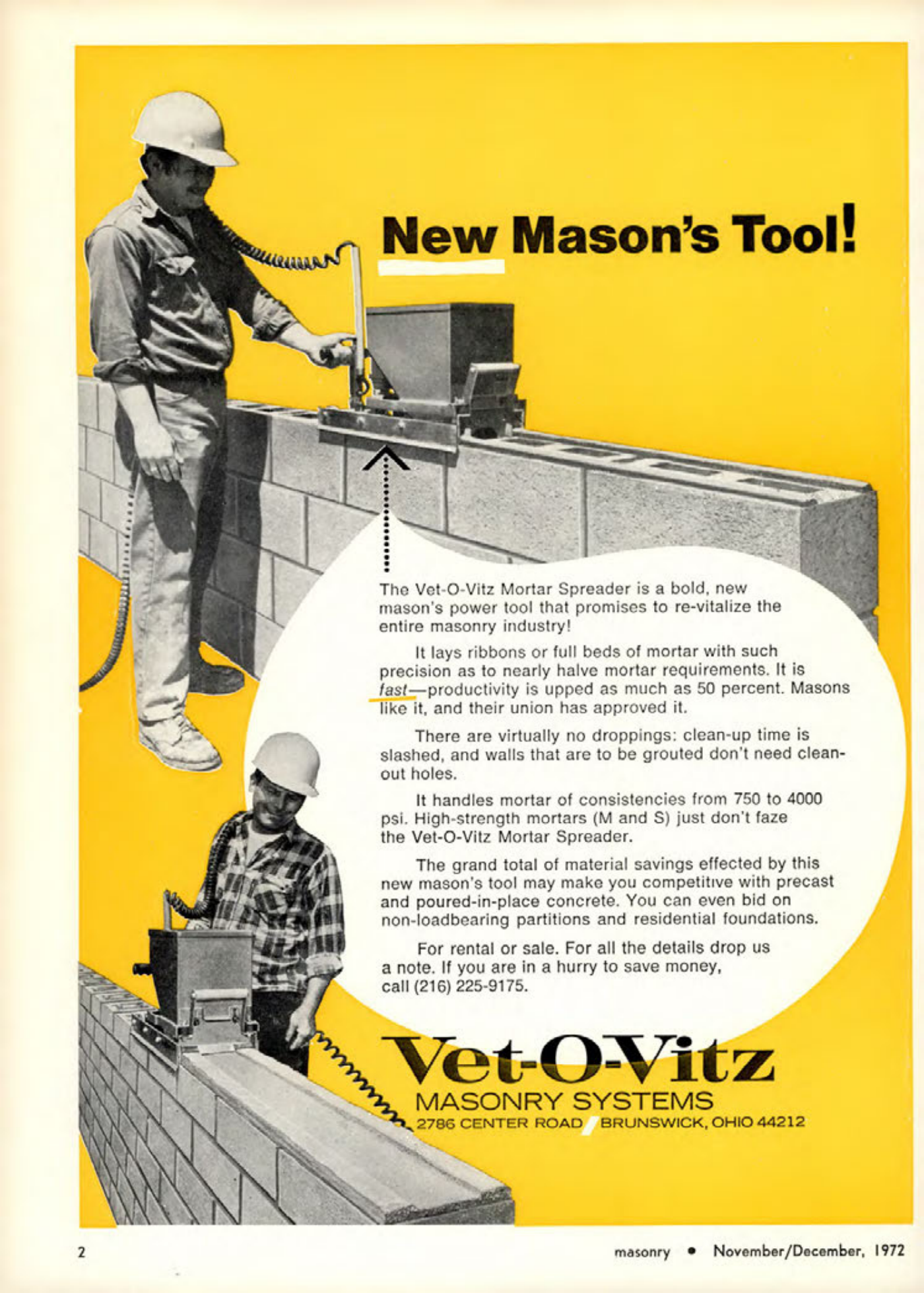 Masonry Magazine December 1972 Page. 2