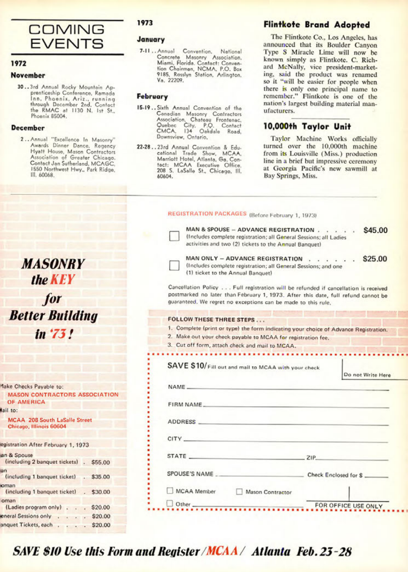 Masonry Magazine December 1972 Page. 7
