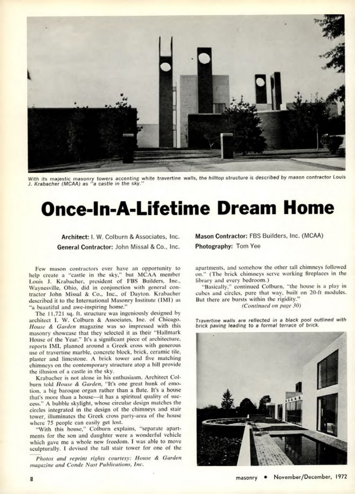Masonry Magazine December 1972 Page. 8