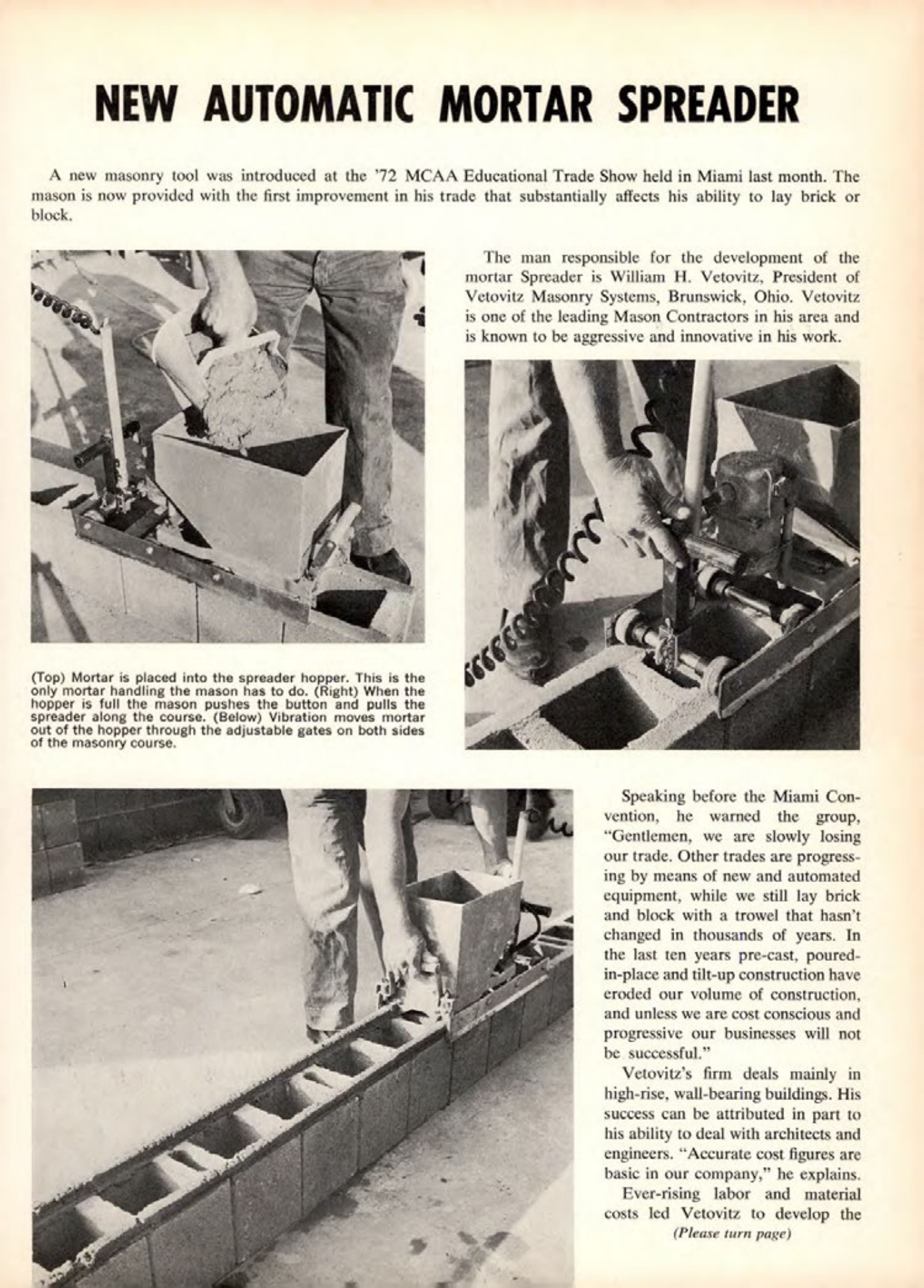 Masonry Magazine February 1972 Page. 11