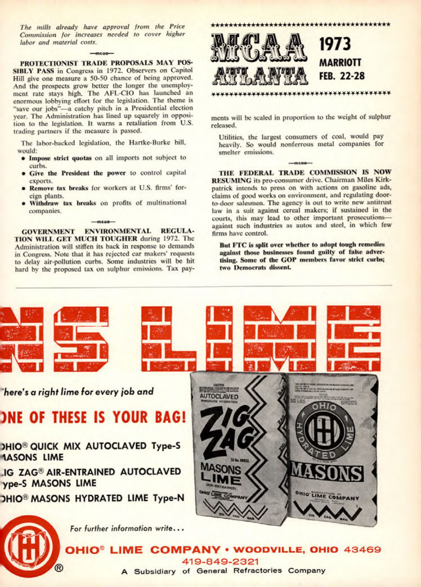 Masonry Magazine February 1972 Page. 23