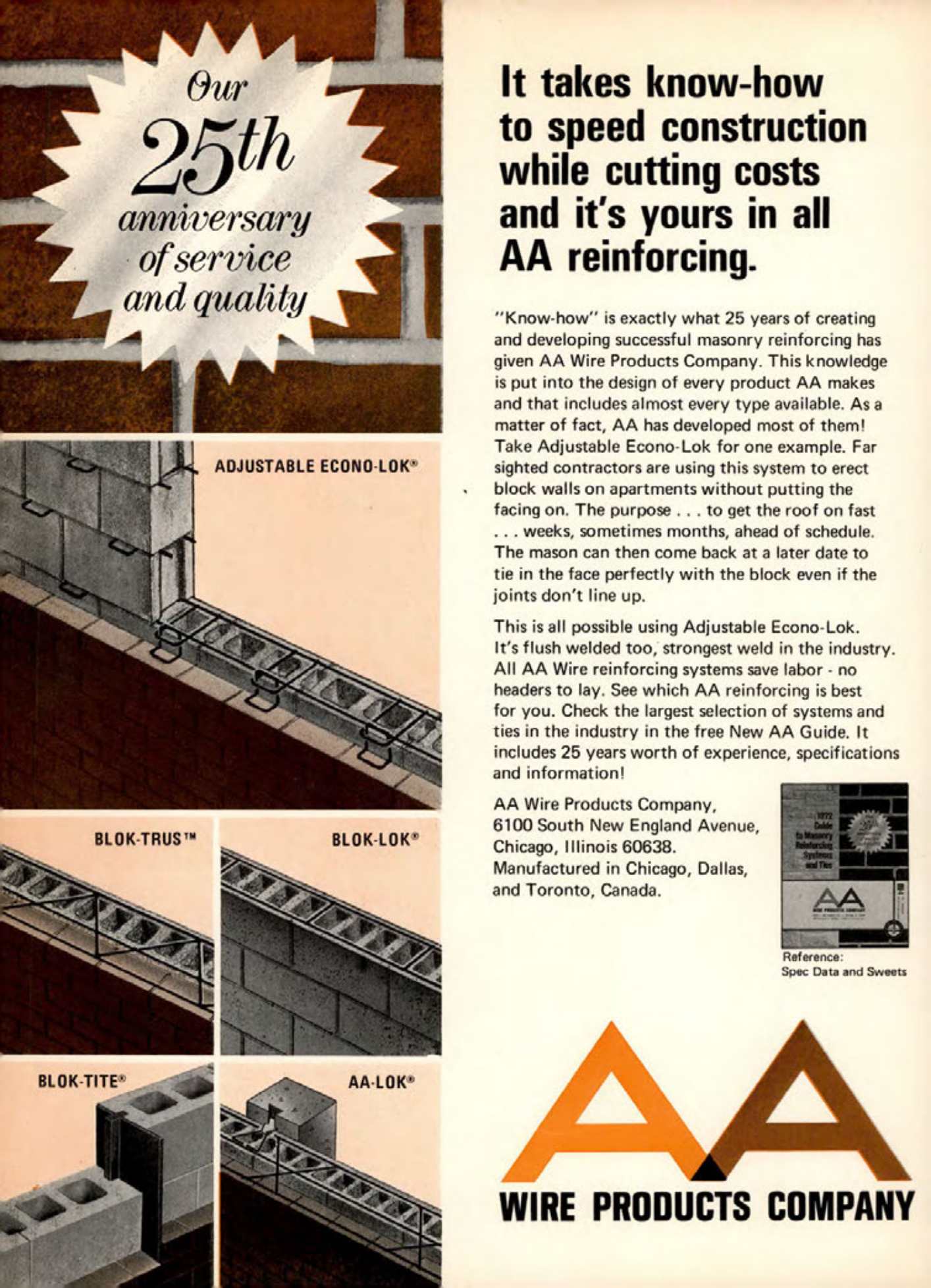 Masonry Magazine January 1972 Page. 2