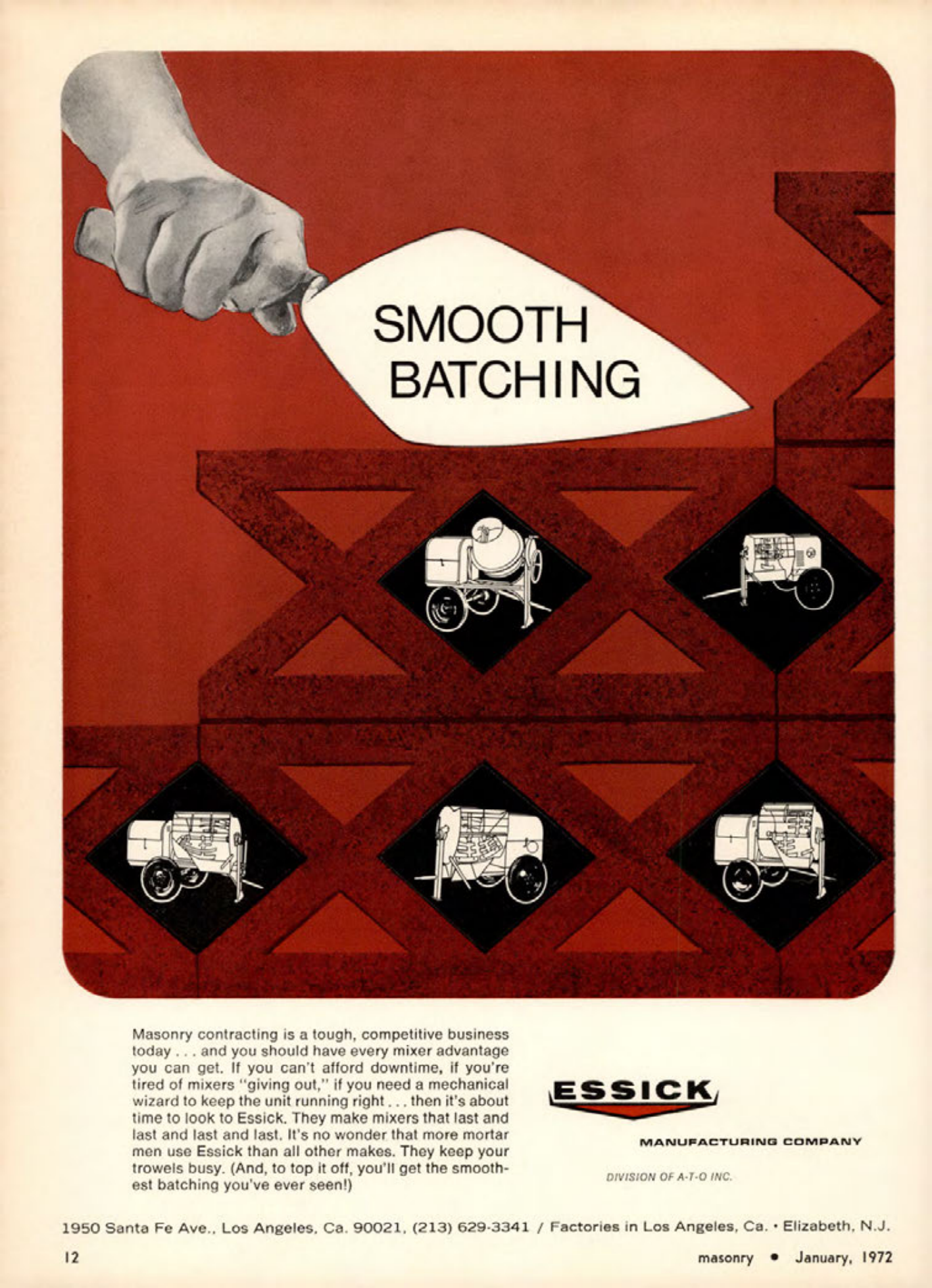 Masonry Magazine January 1972 Page. 12