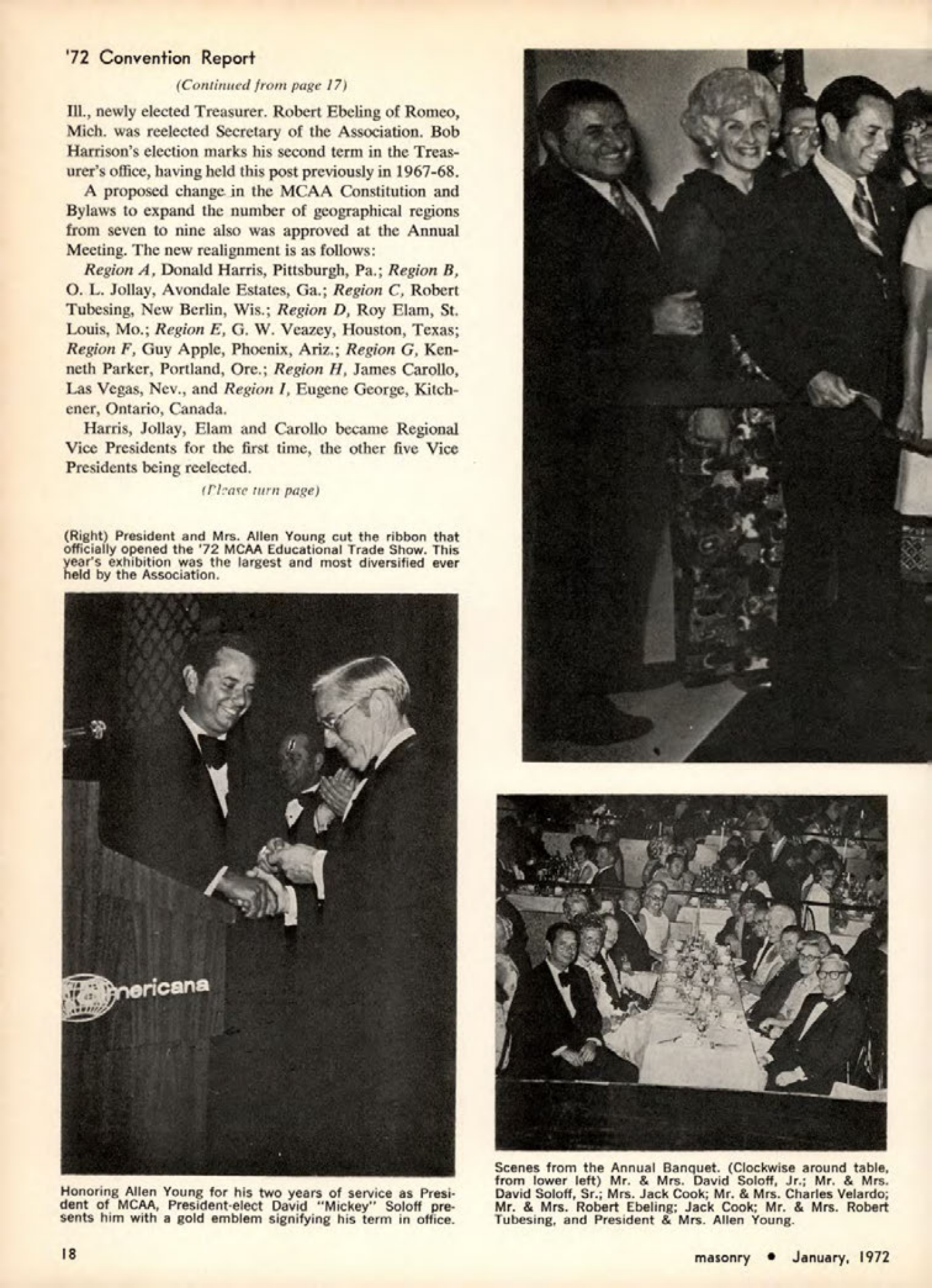 Masonry Magazine January 1972 Page. 18
