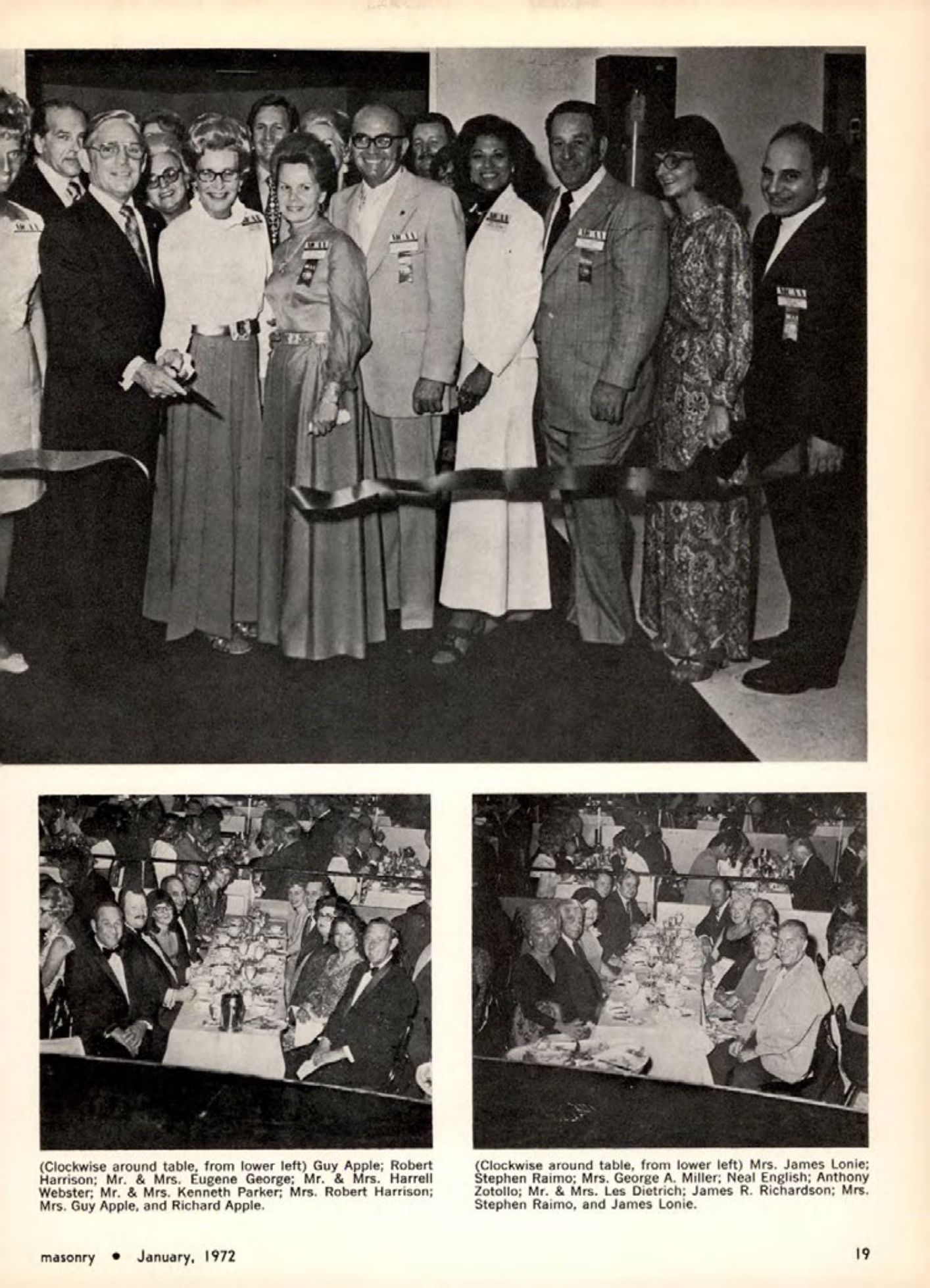 Masonry Magazine January 1972 Page. 19