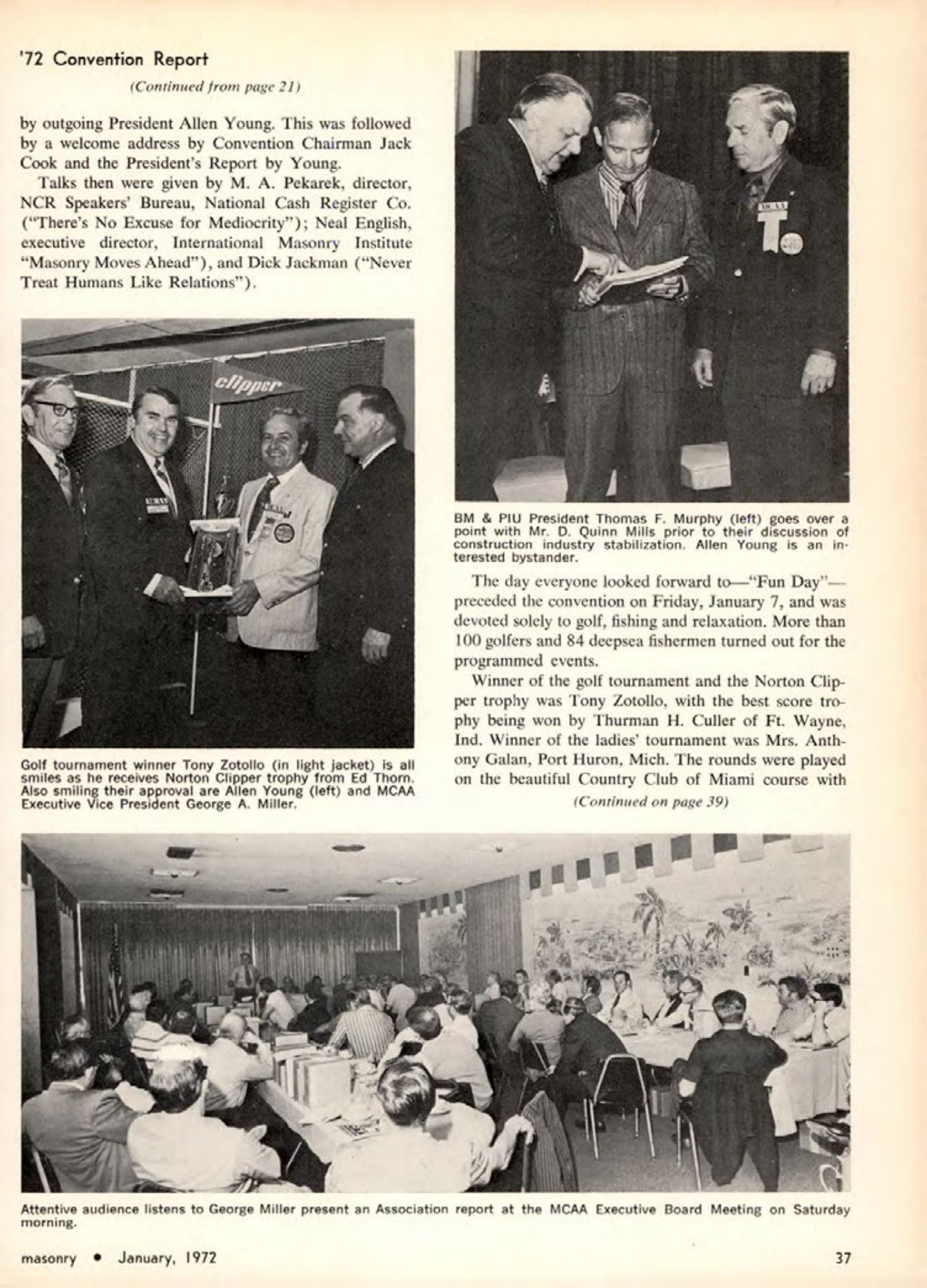 Masonry Magazine January 1972 Page. 37