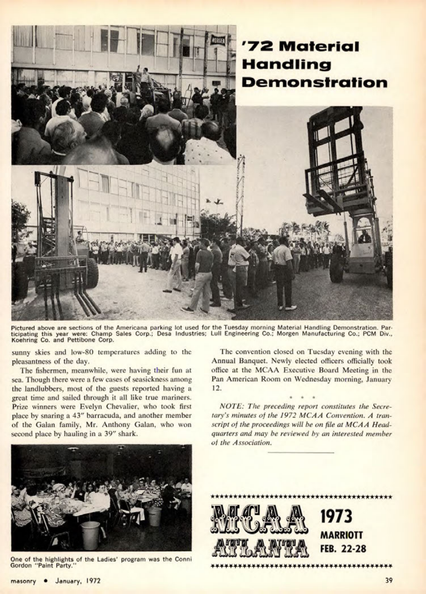 Masonry Magazine January 1972 Page. 39