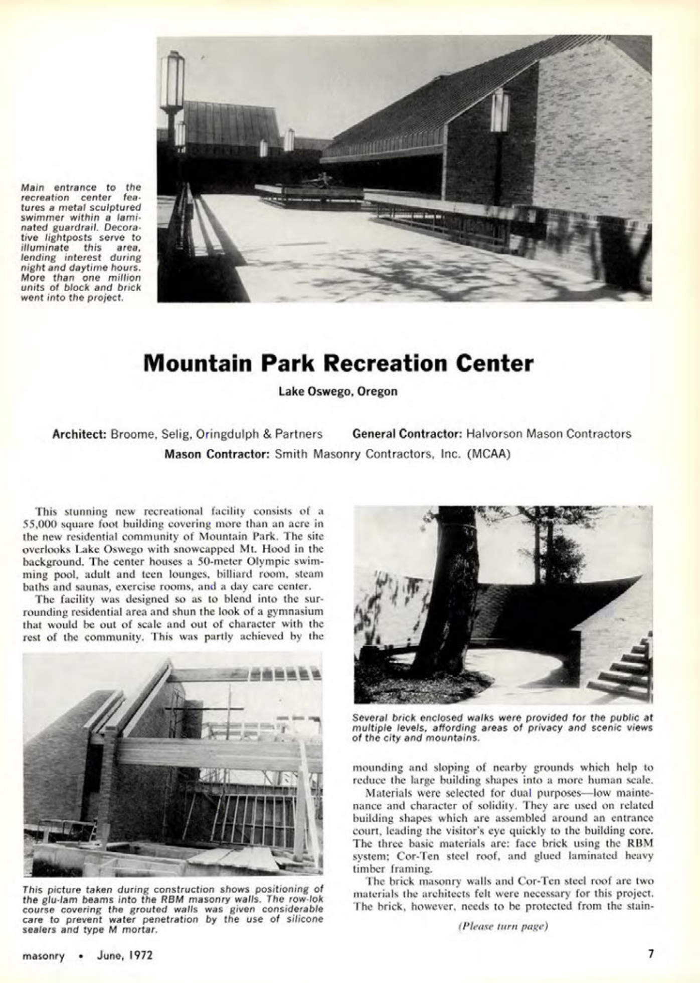 Masonry Magazine June 1972 Page. 7