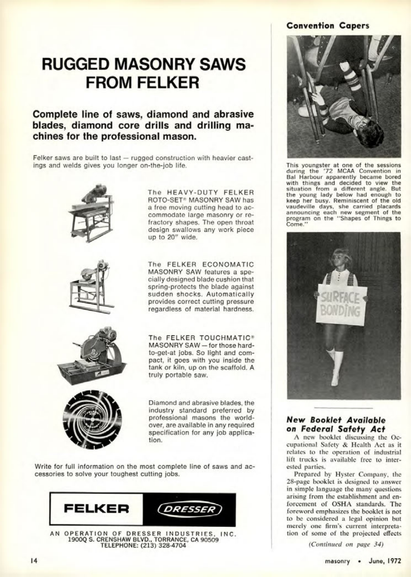 Masonry Magazine June 1972 Page. 14