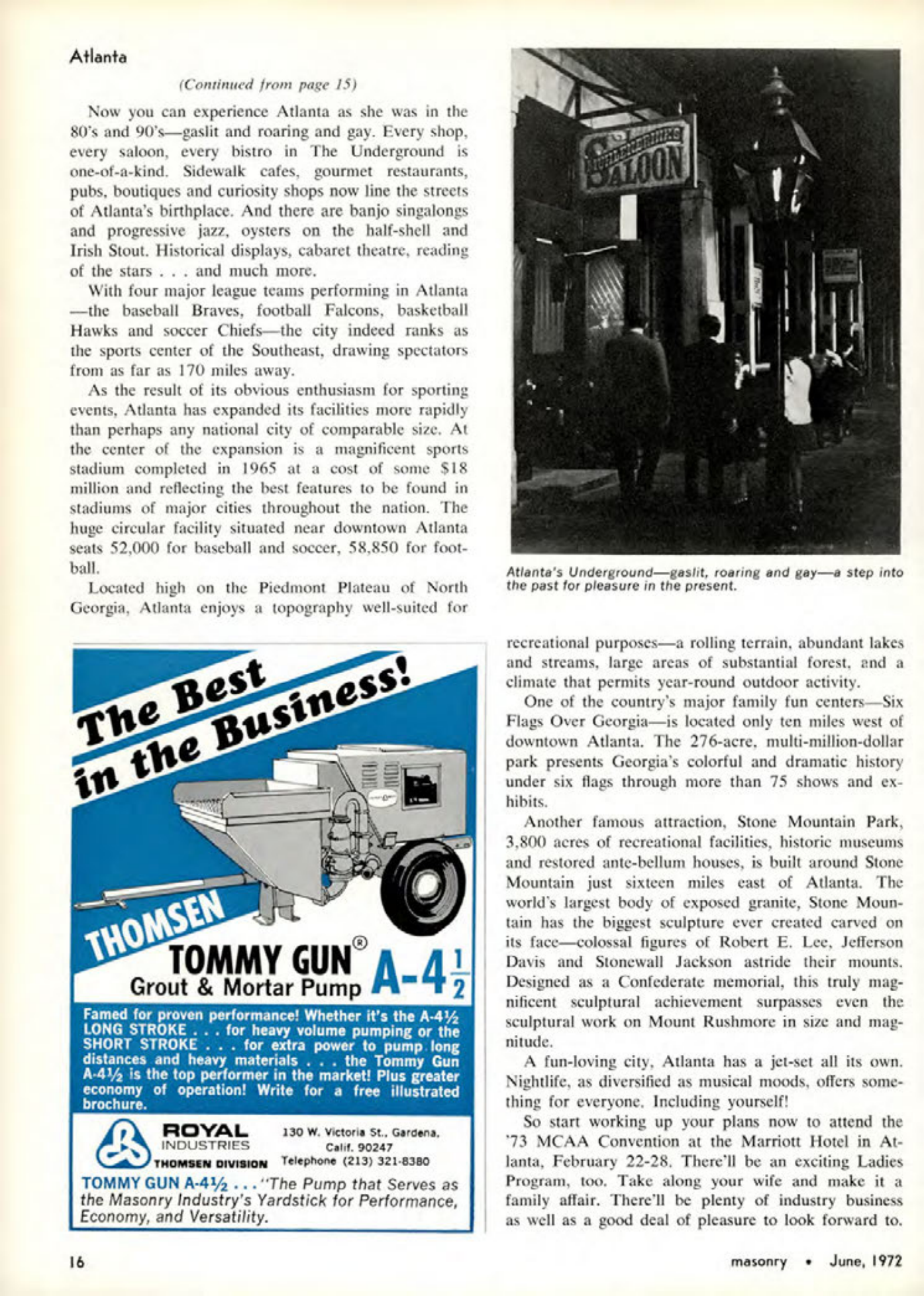 Masonry Magazine June 1972 Page. 16