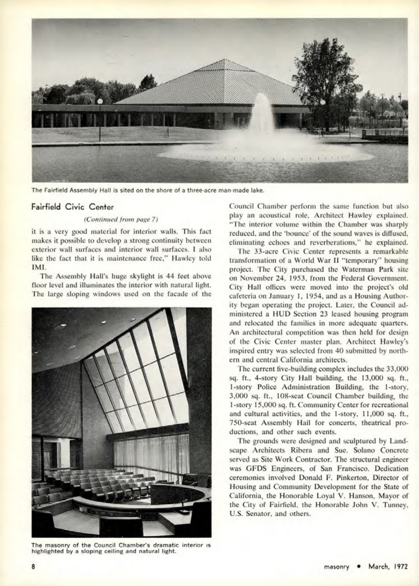 Masonry Magazine March 1972 Page. 8