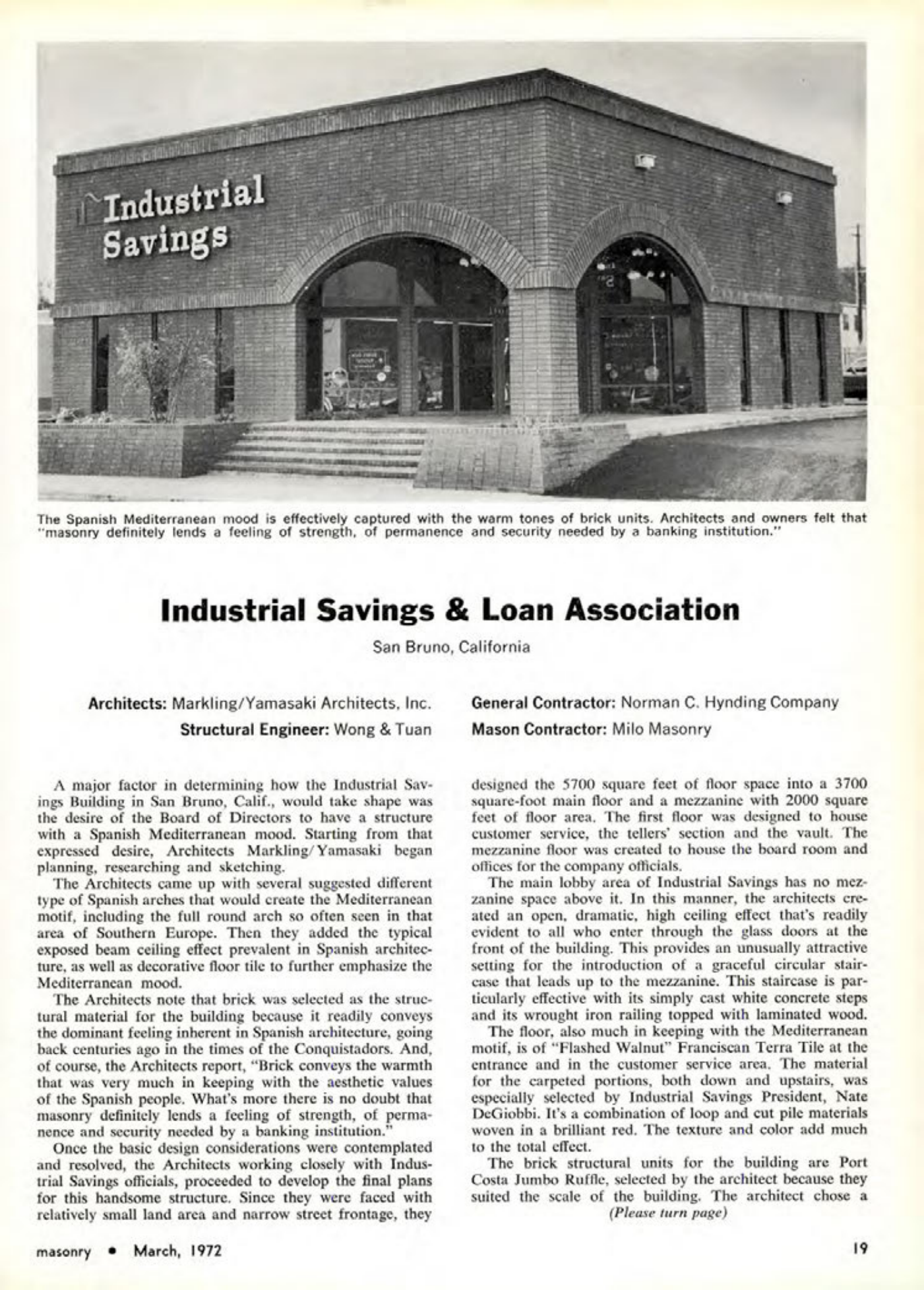 Masonry Magazine March 1972 Page. 19