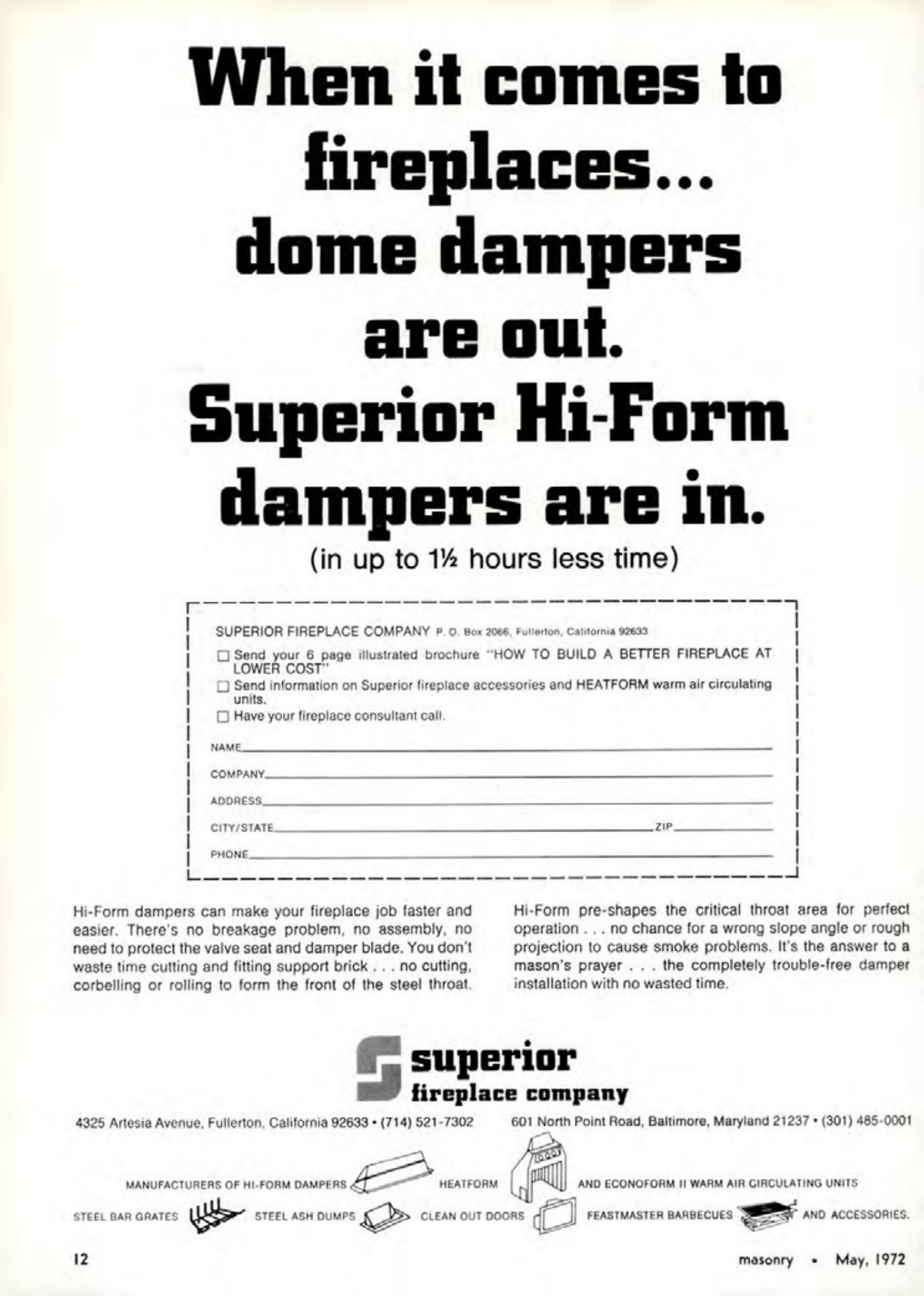 Masonry Magazine May 1972 Page. 10