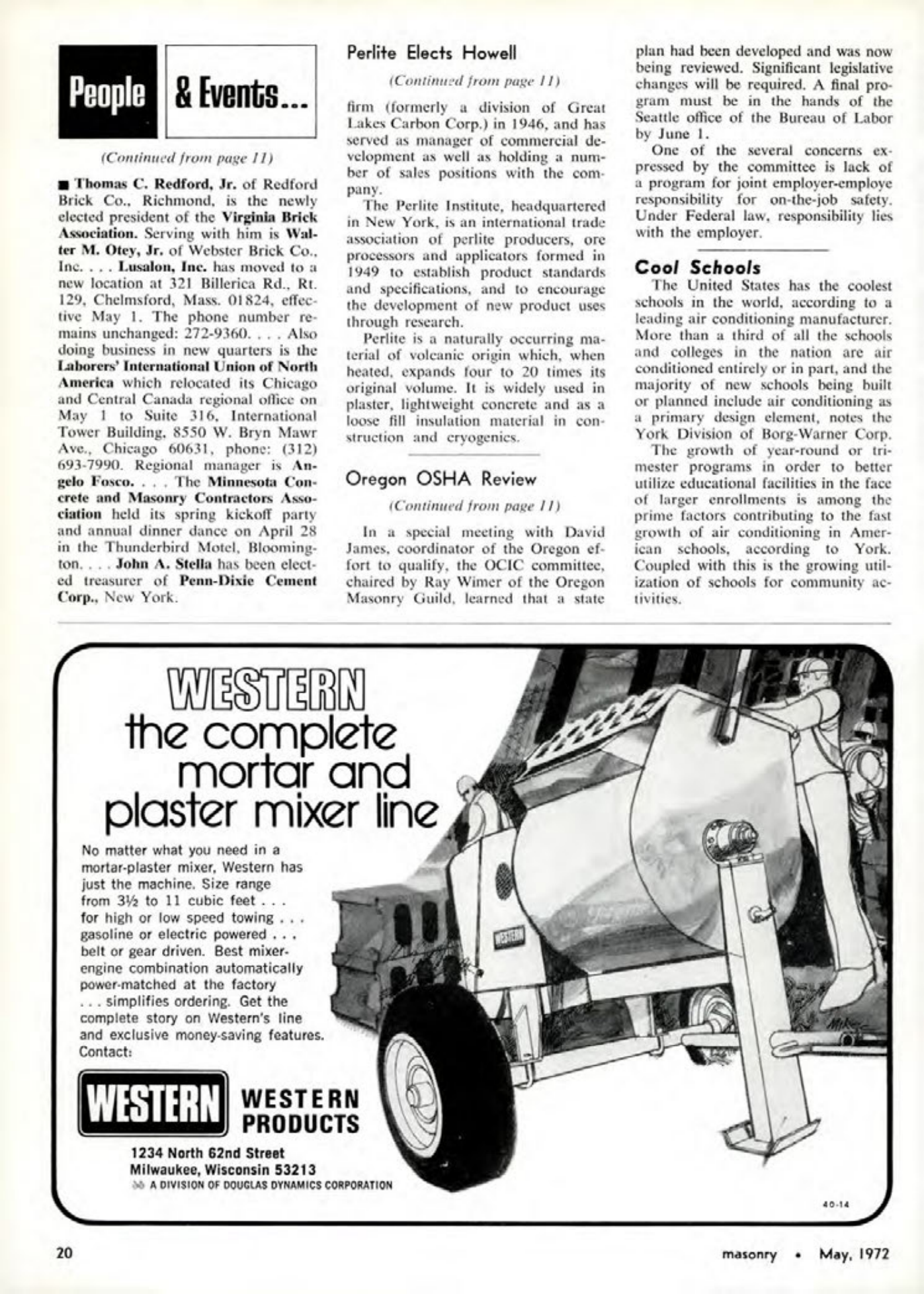 Masonry Magazine May 1972 Page. 18