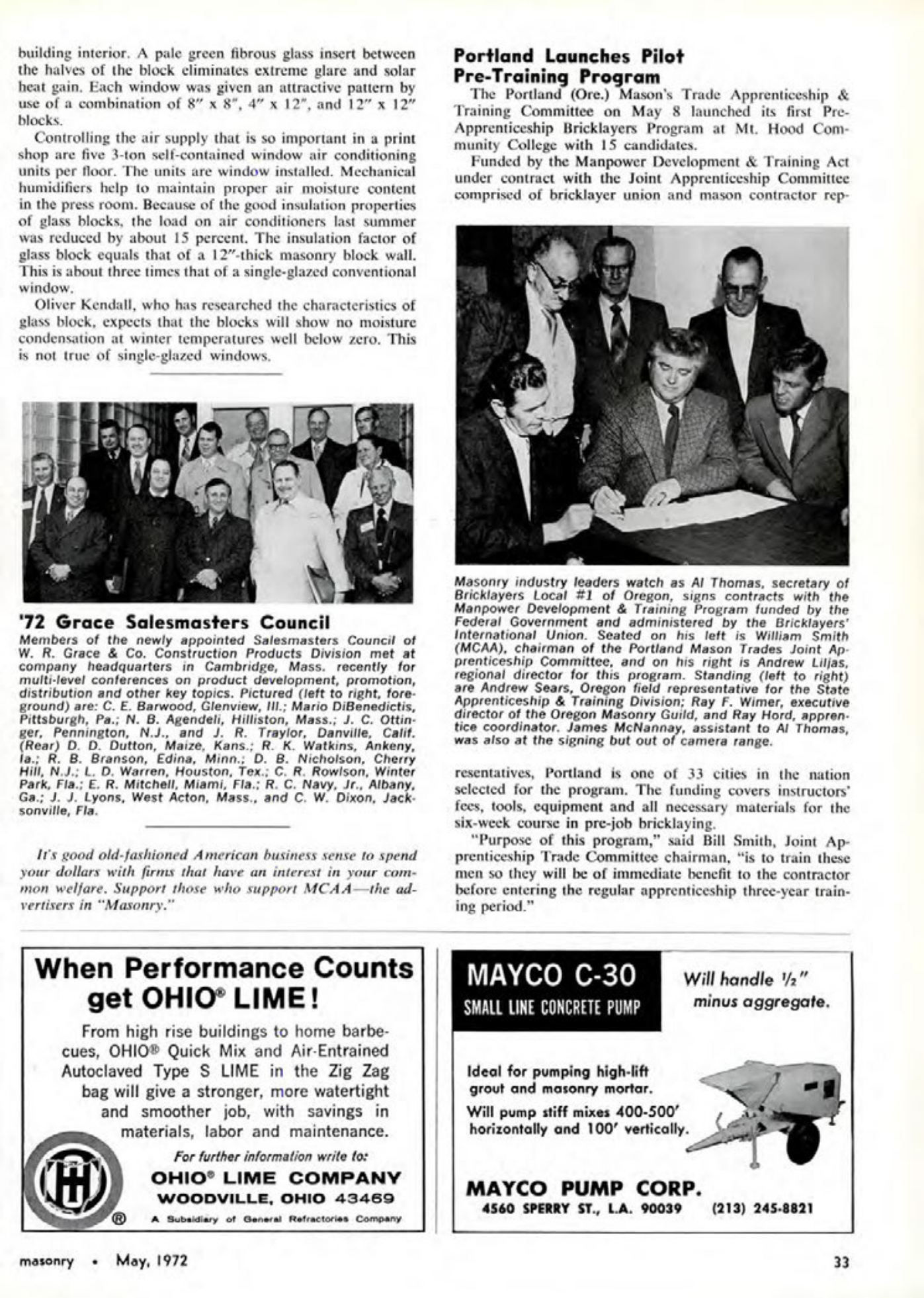 Masonry Magazine May 1972 Page. 31