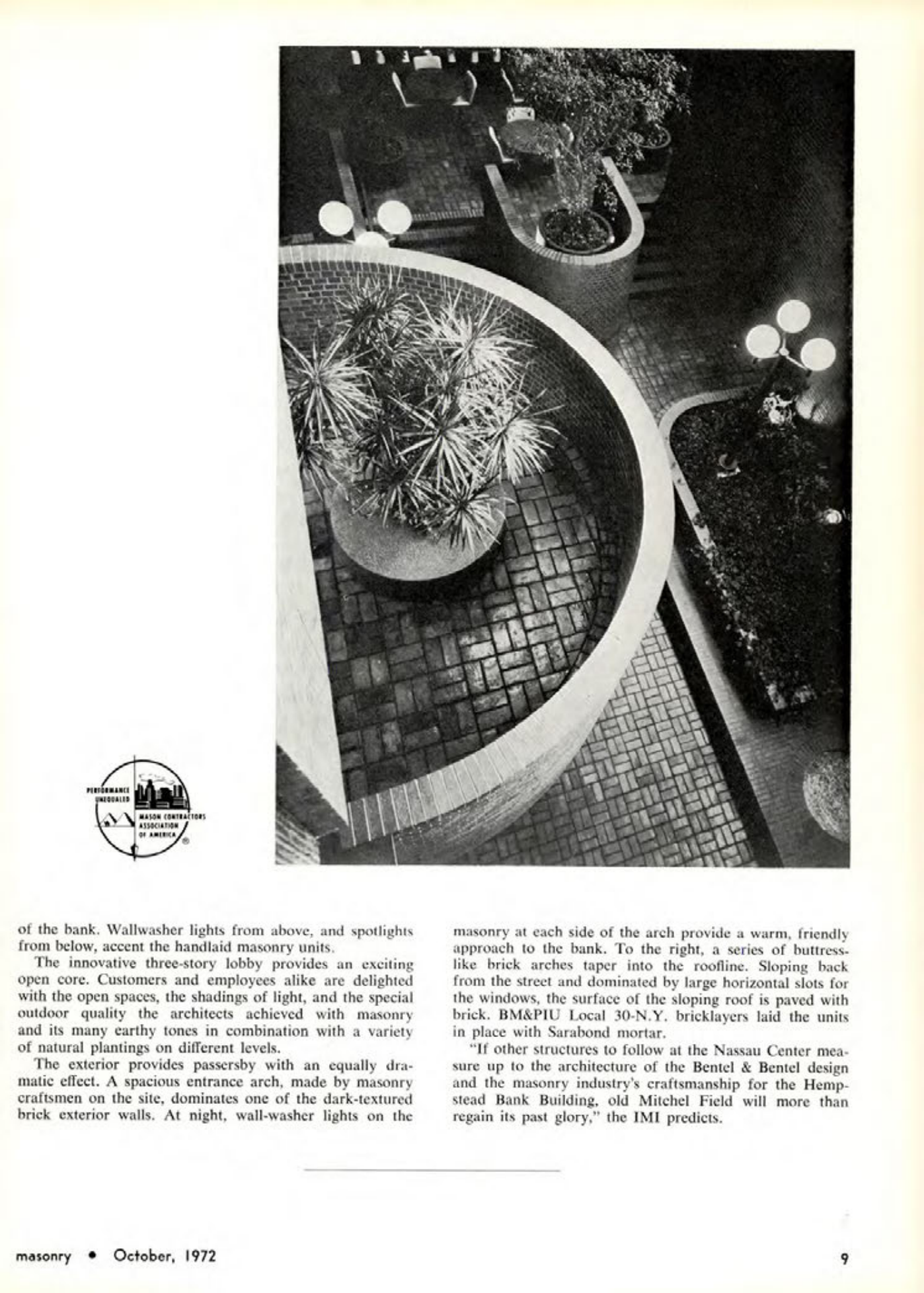 Masonry Magazine October 1972 Page. 9