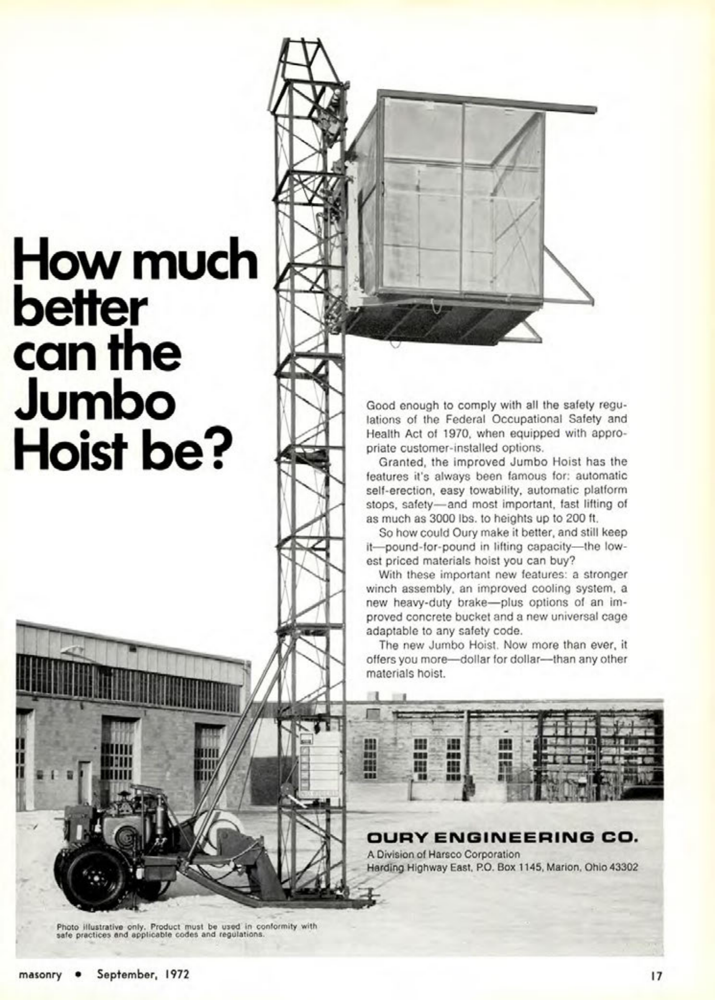 Masonry Magazine September 1972 Page. 17