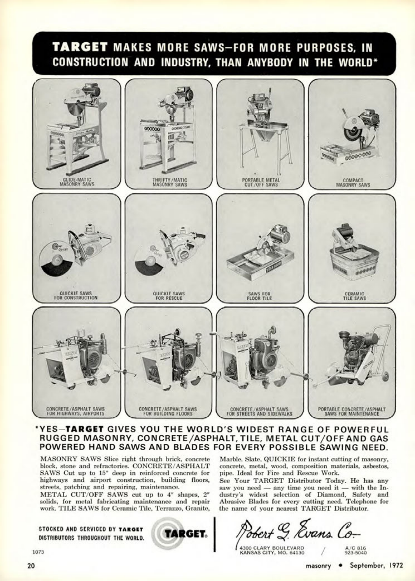 Masonry Magazine September 1972 Page. 24