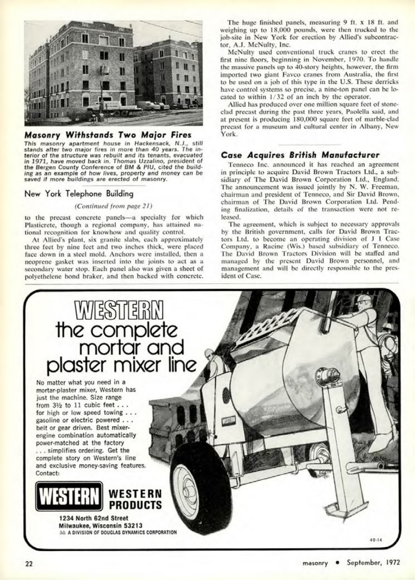 Masonry Magazine September 1972 Page. 26