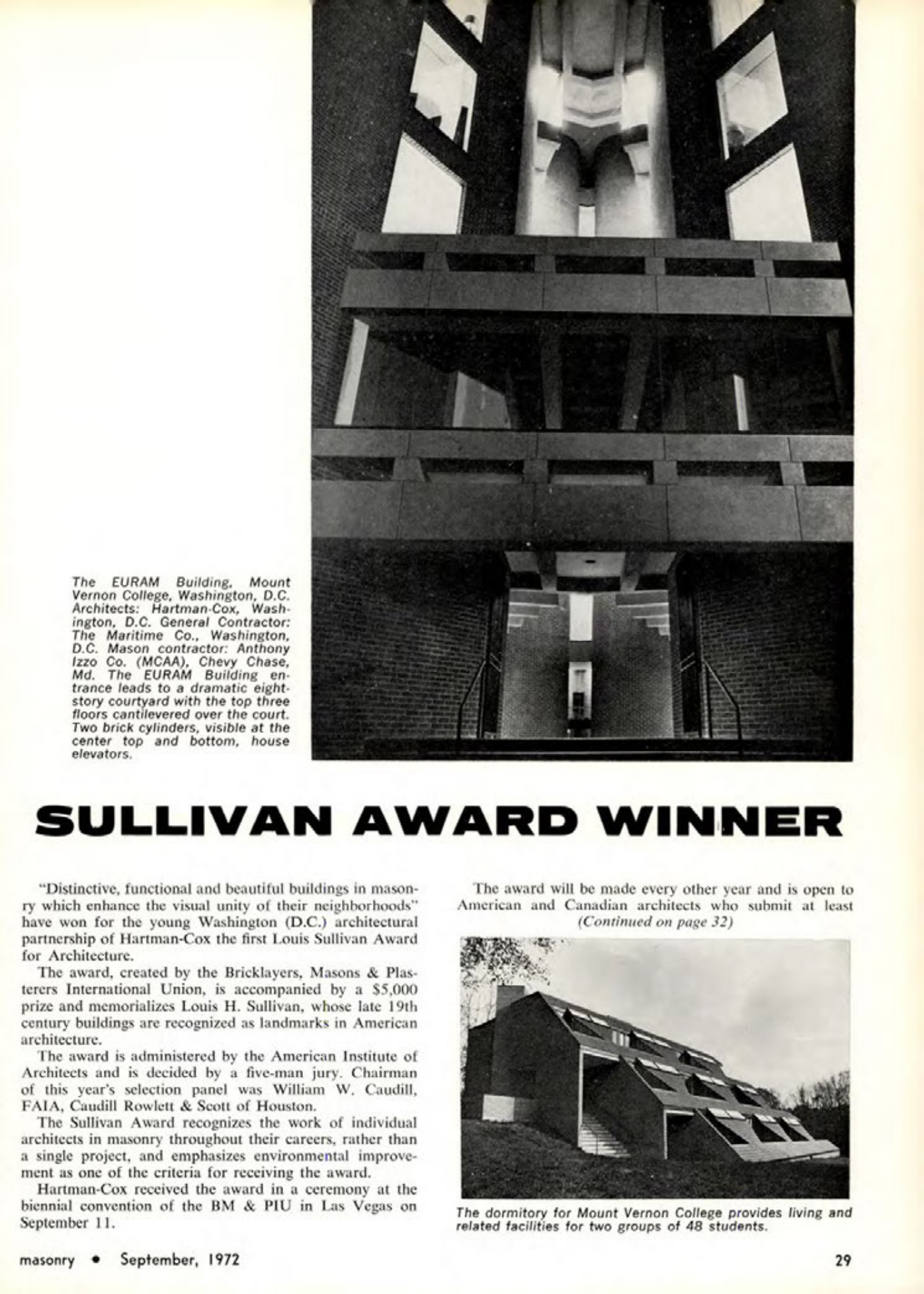 Masonry Magazine September 1972 Page. 33
