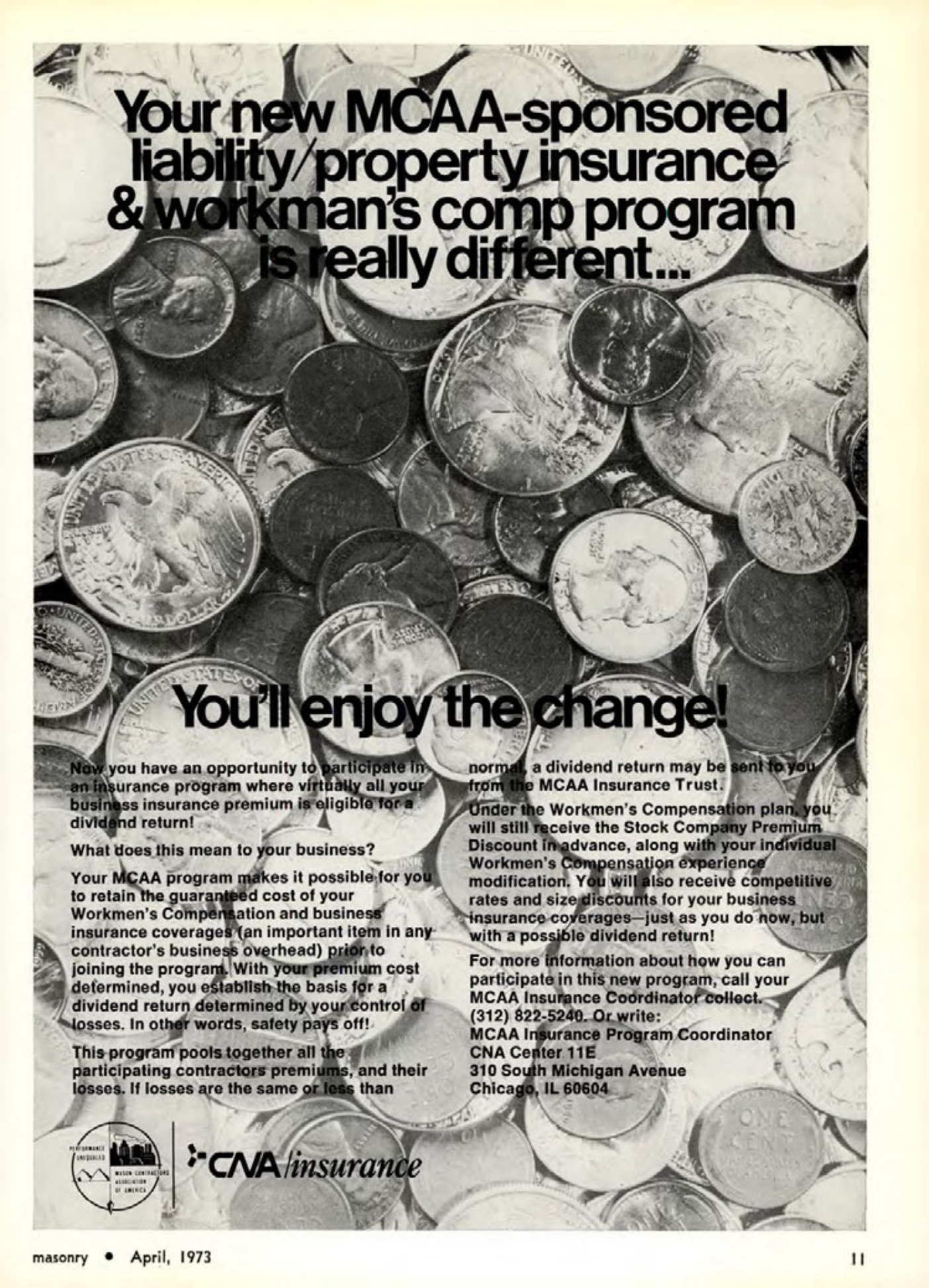 Masonry Magazine April 1973 Page. 11