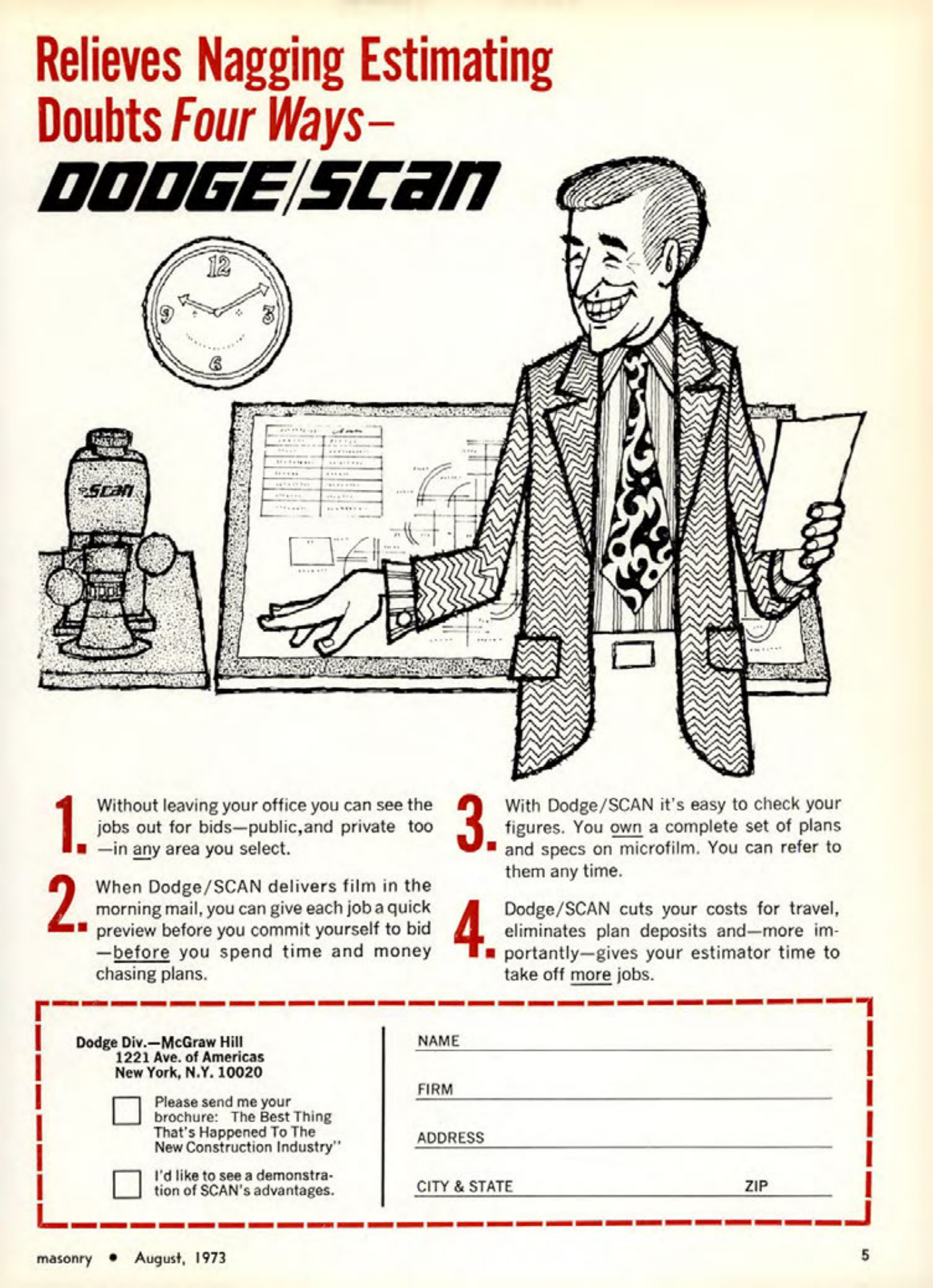 Masonry Magazine August 1973 Page. 5