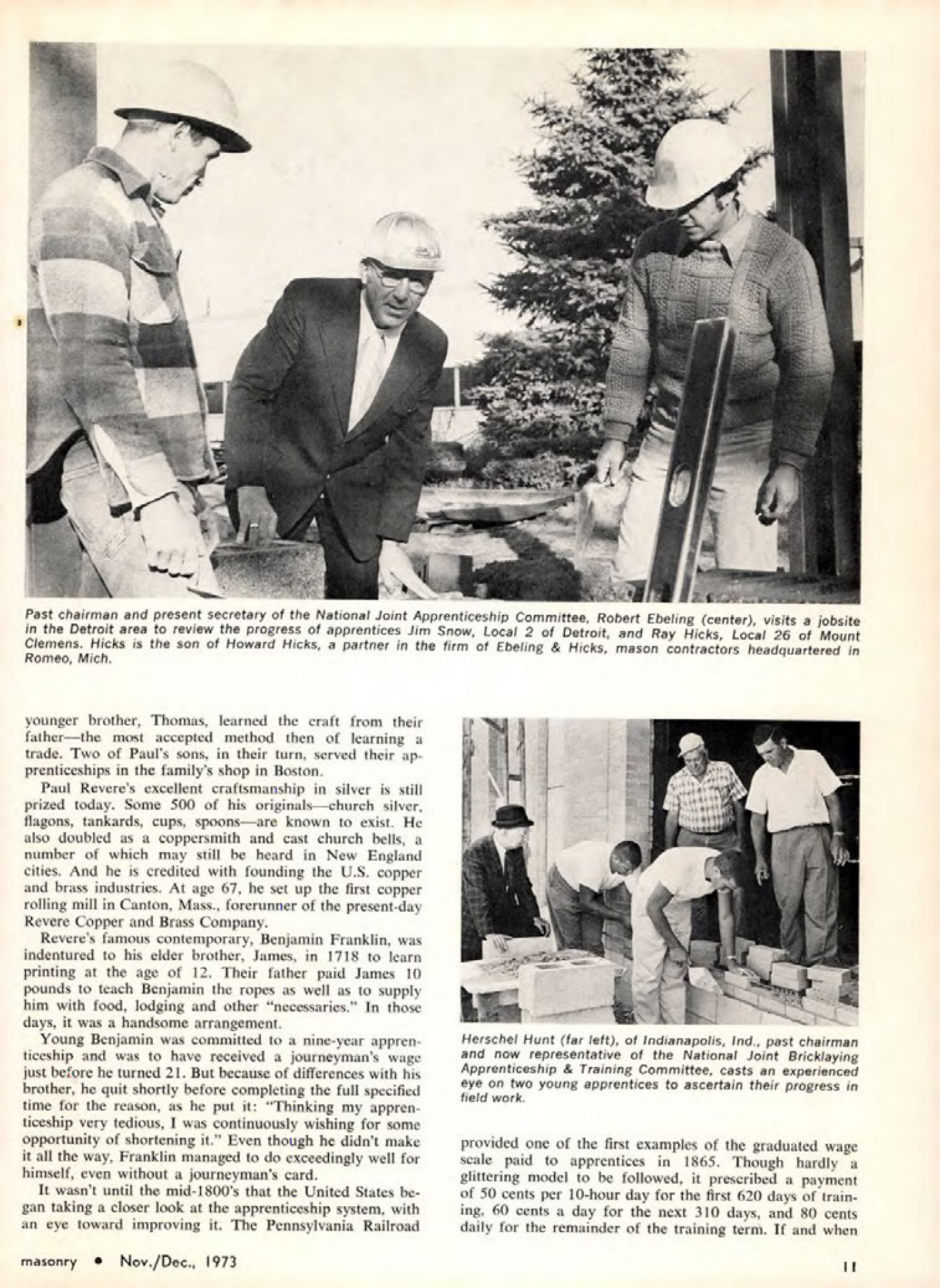Masonry Magazine November 1973 Page. 11
