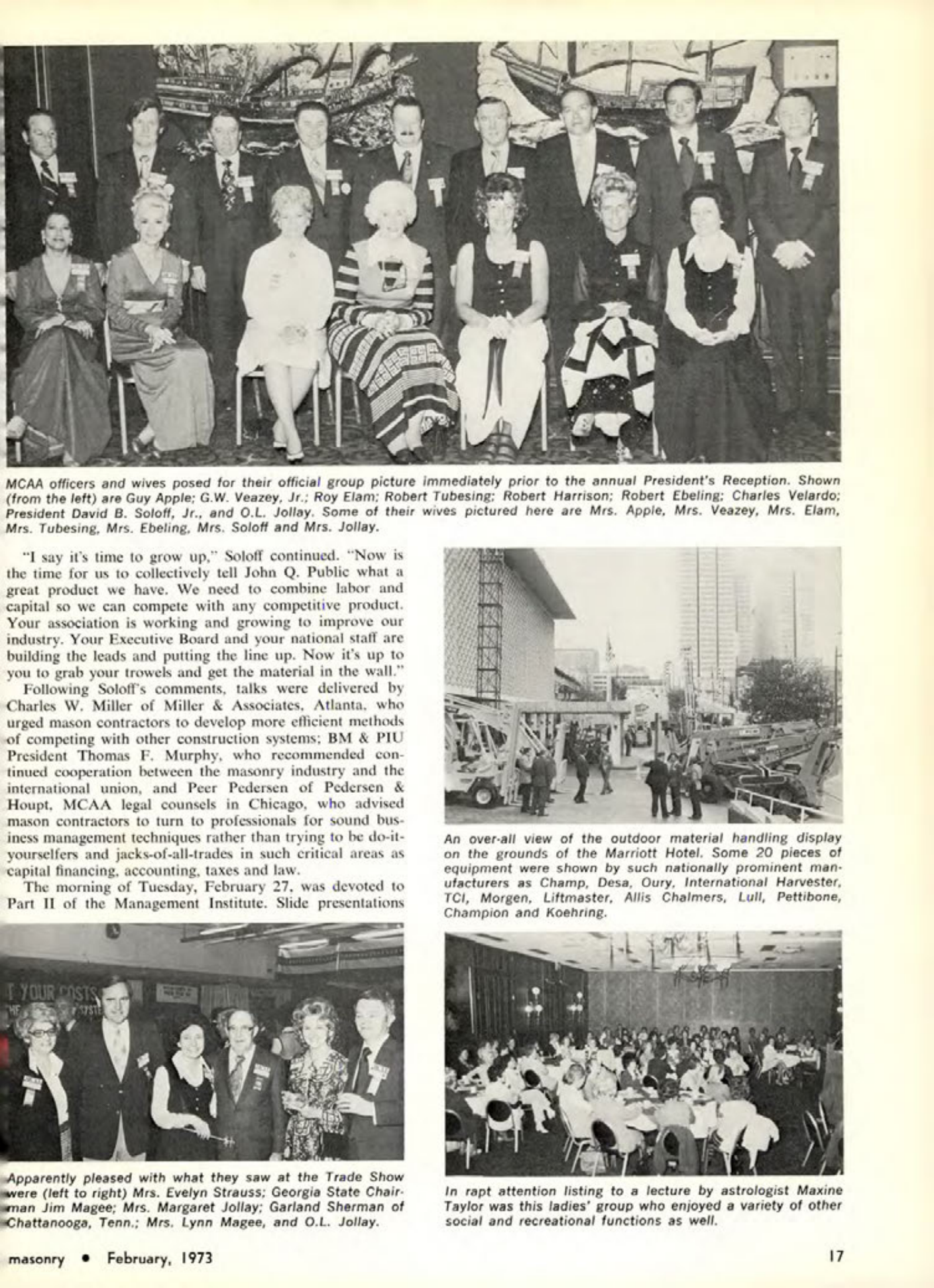 Masonry Magazine February 1973 Page. 17