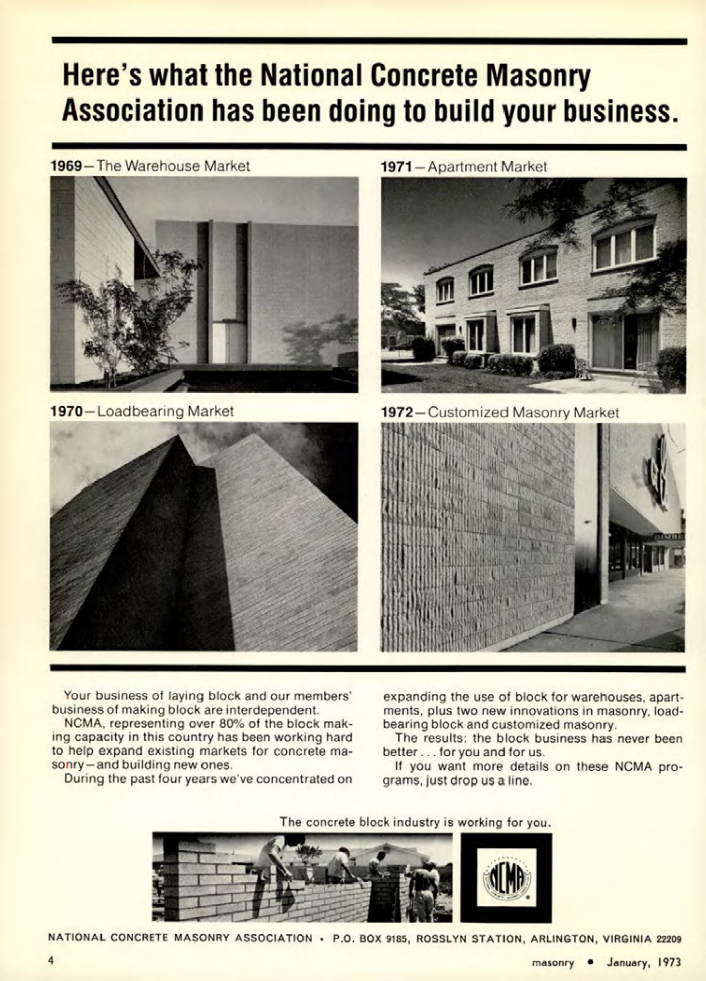 Masonry Magazine January 1973 Page. 6