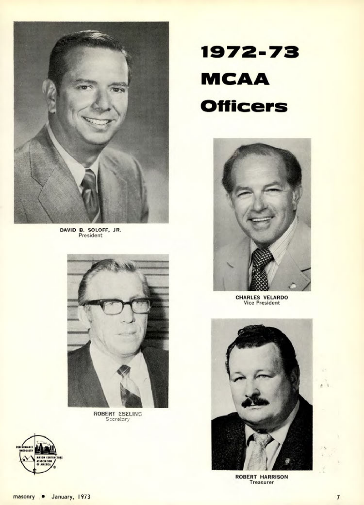 Masonry Magazine January 1973 Page. 9
