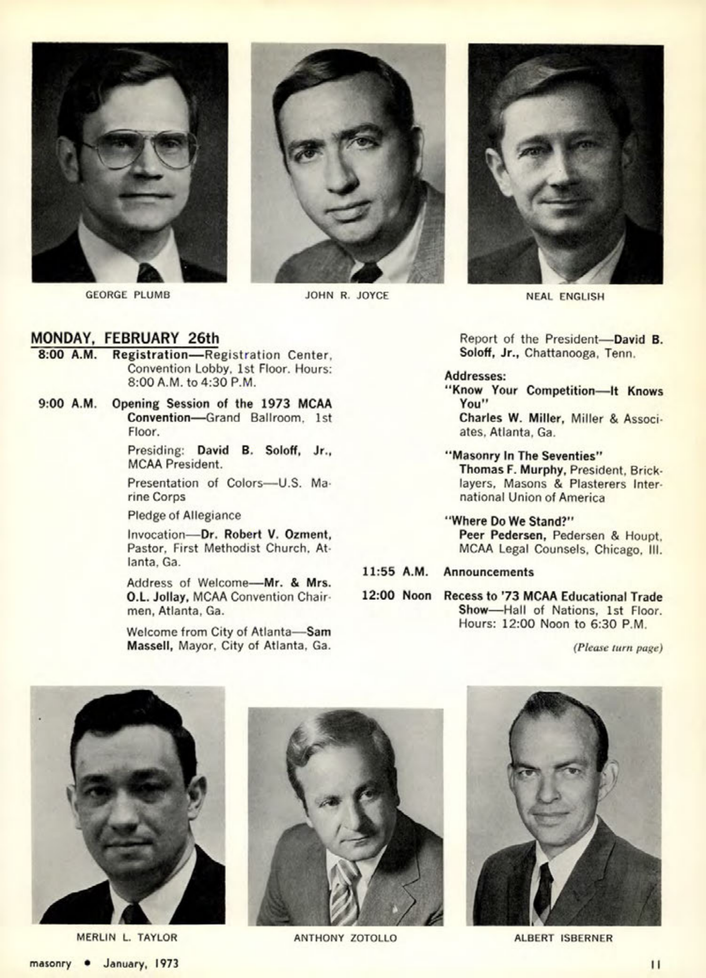 Masonry Magazine January 1973 Page.13
