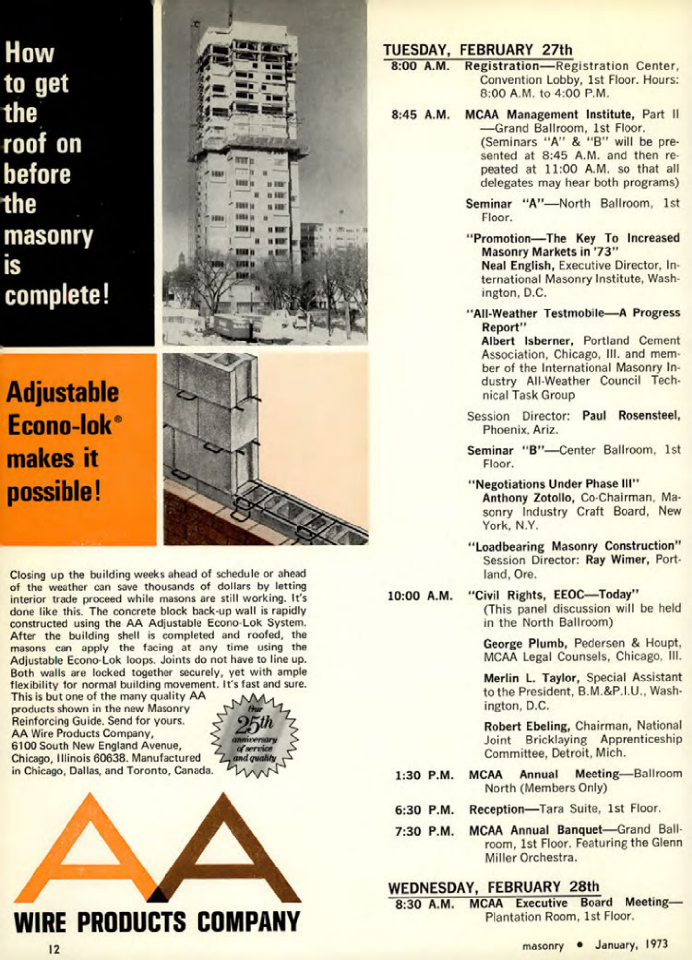 Masonry Magazine January 1973 Page.14