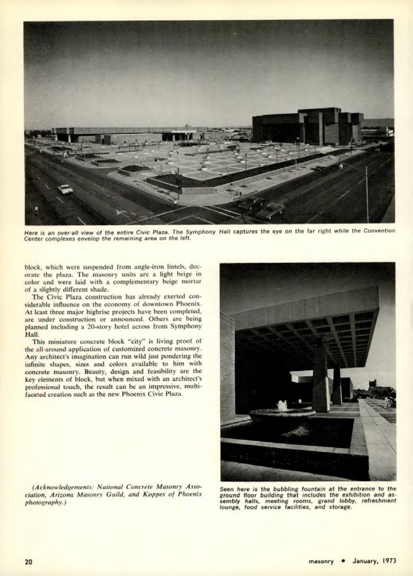Masonry Magazine January 1973 Page. 22