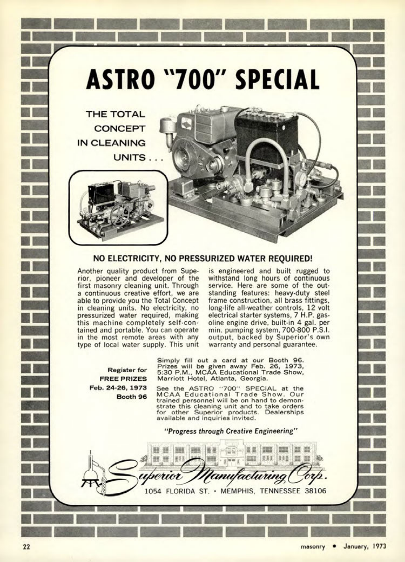 Masonry Magazine January 1973 Page. 24