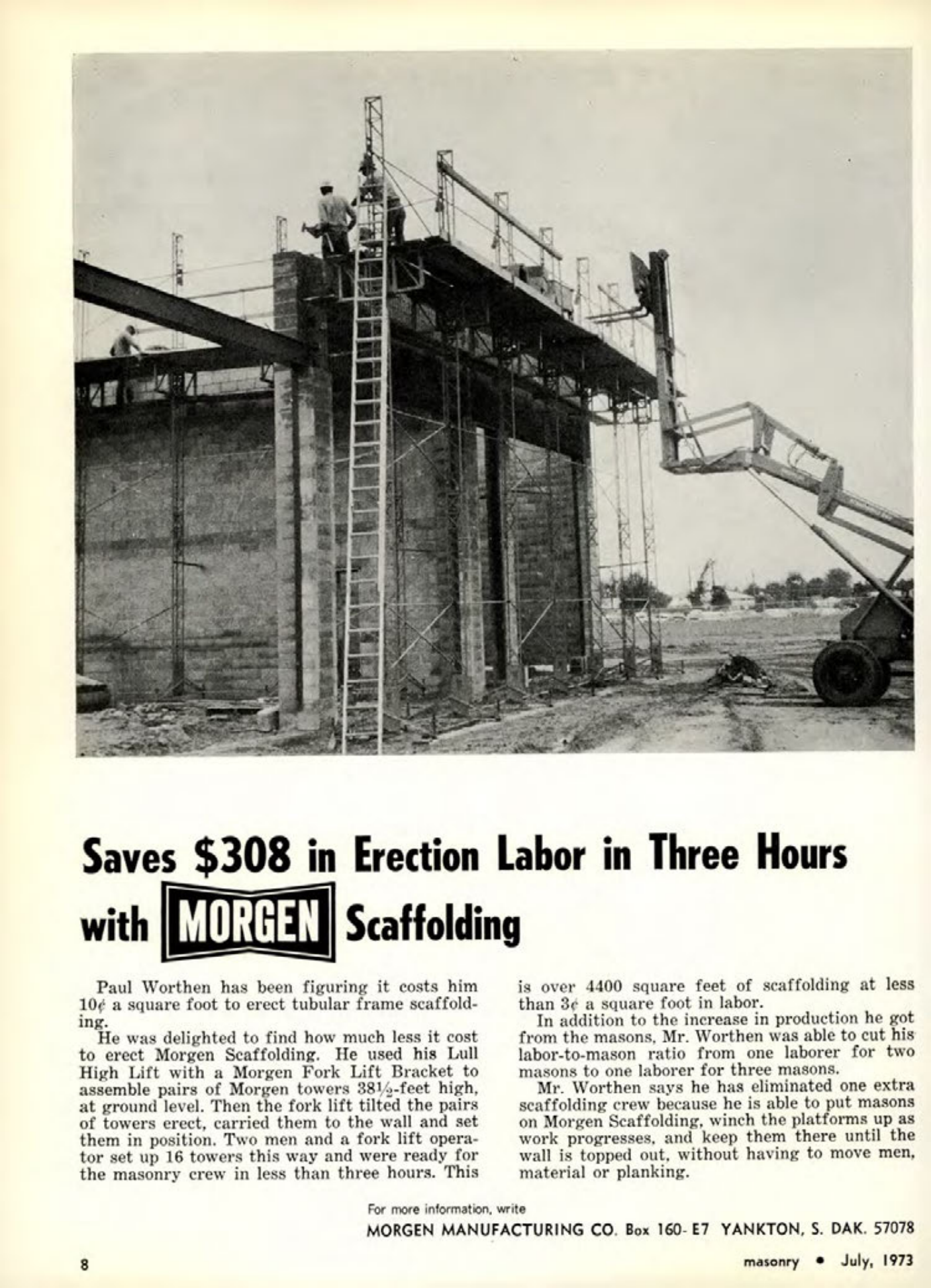 Masonry Magazine July 1973 Page. 8