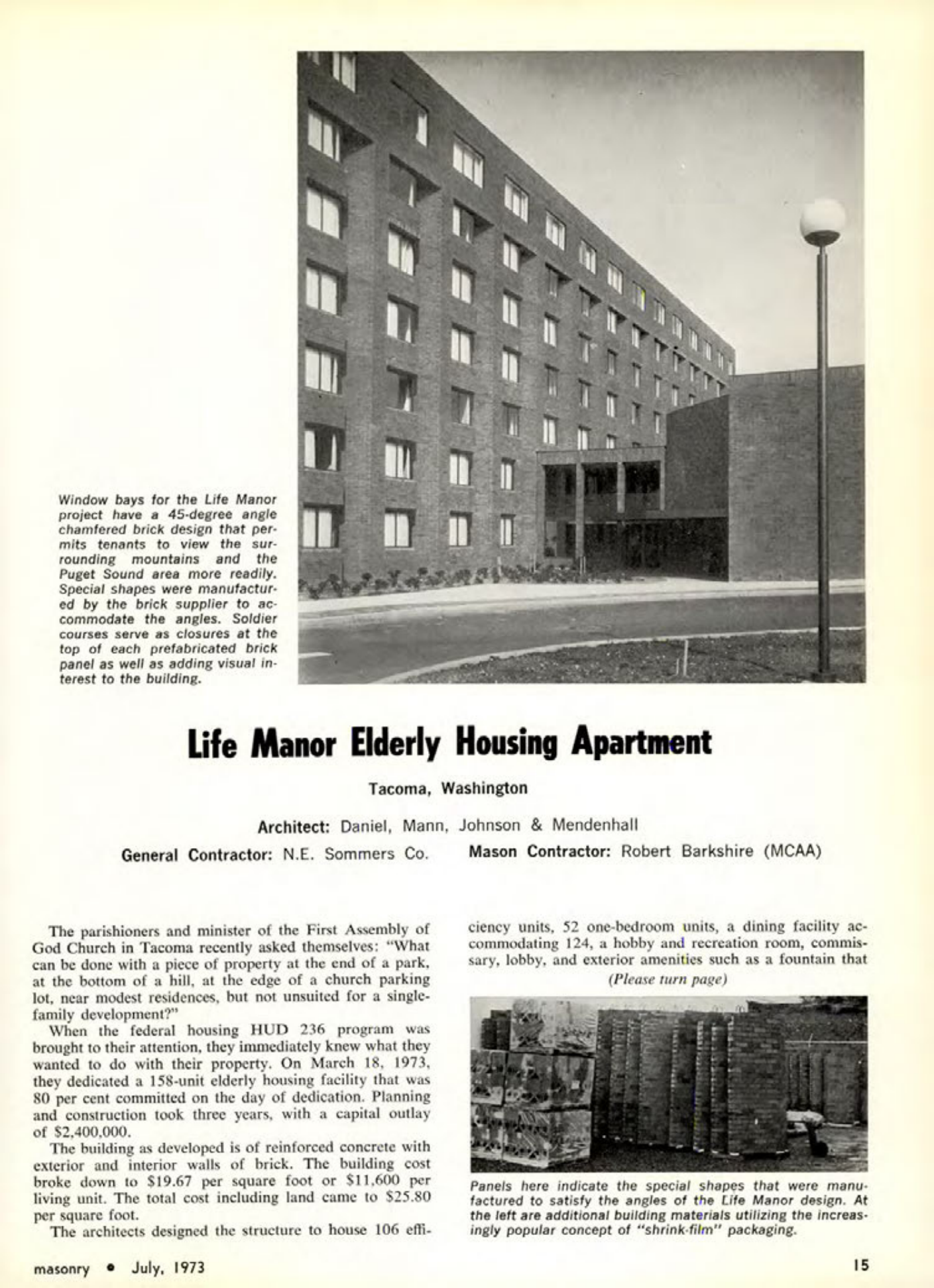 Masonry Magazine July 1973 Page. 15