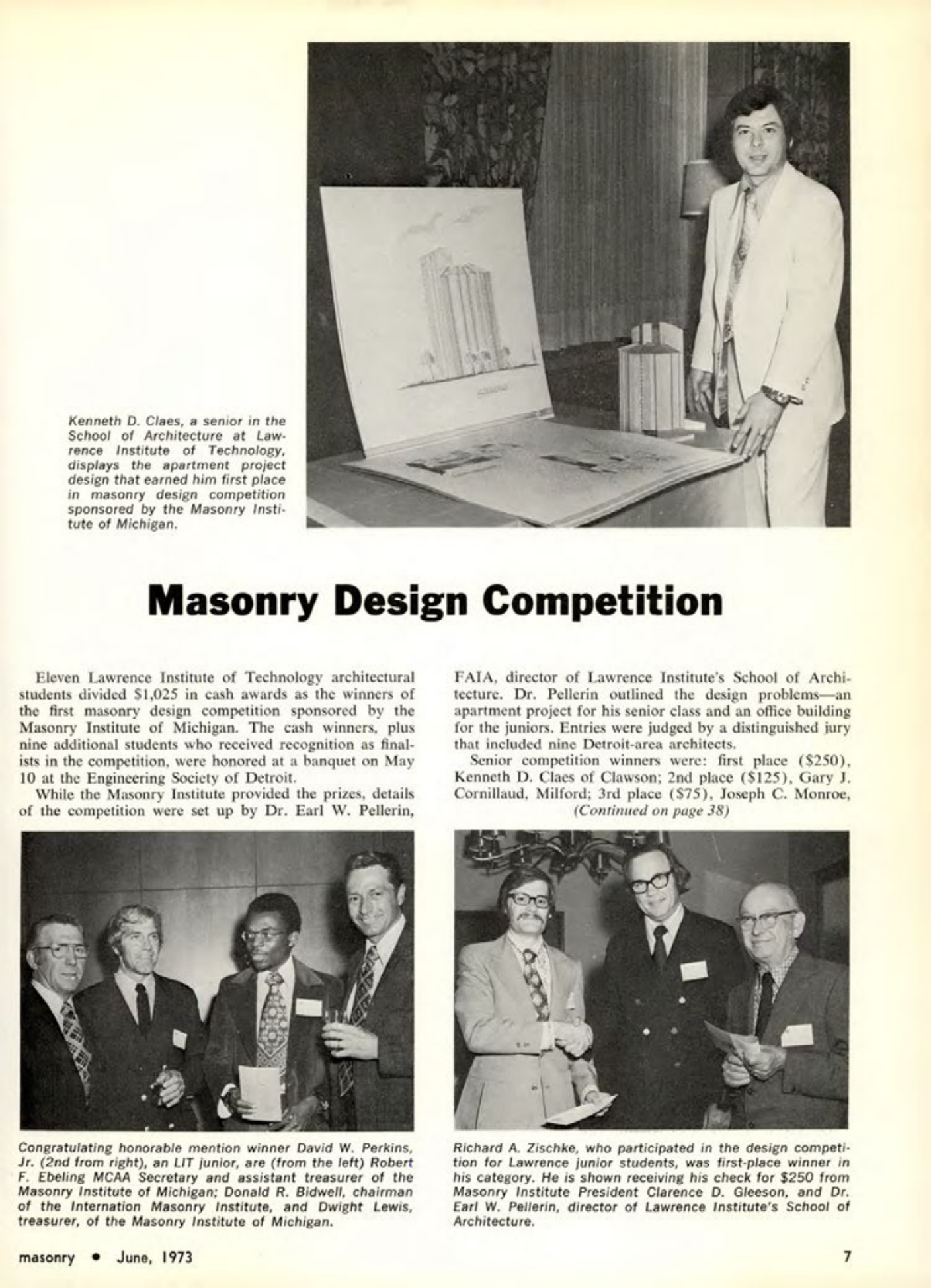 Masonry Magazine June 1973 Page. 7