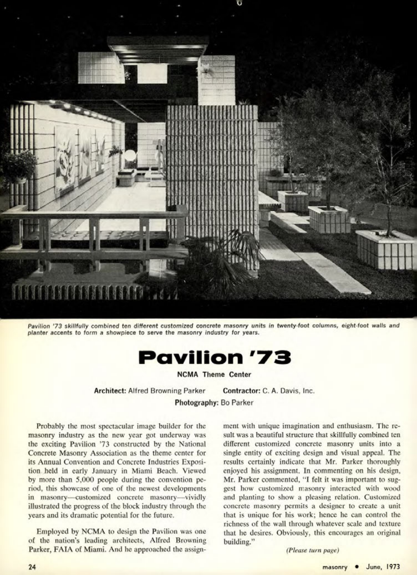 Masonry Magazine June 1973 Page. 24