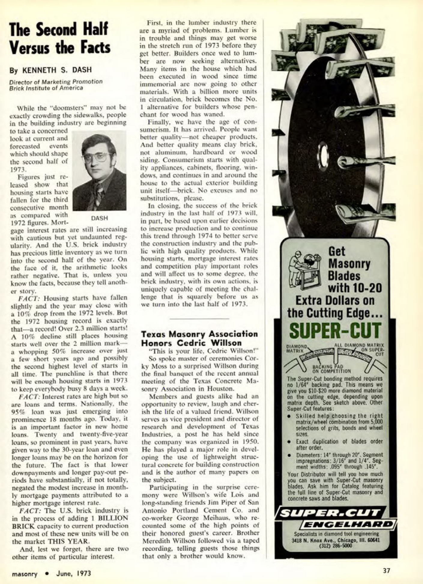 Masonry Magazine June 1973 Page. 37
