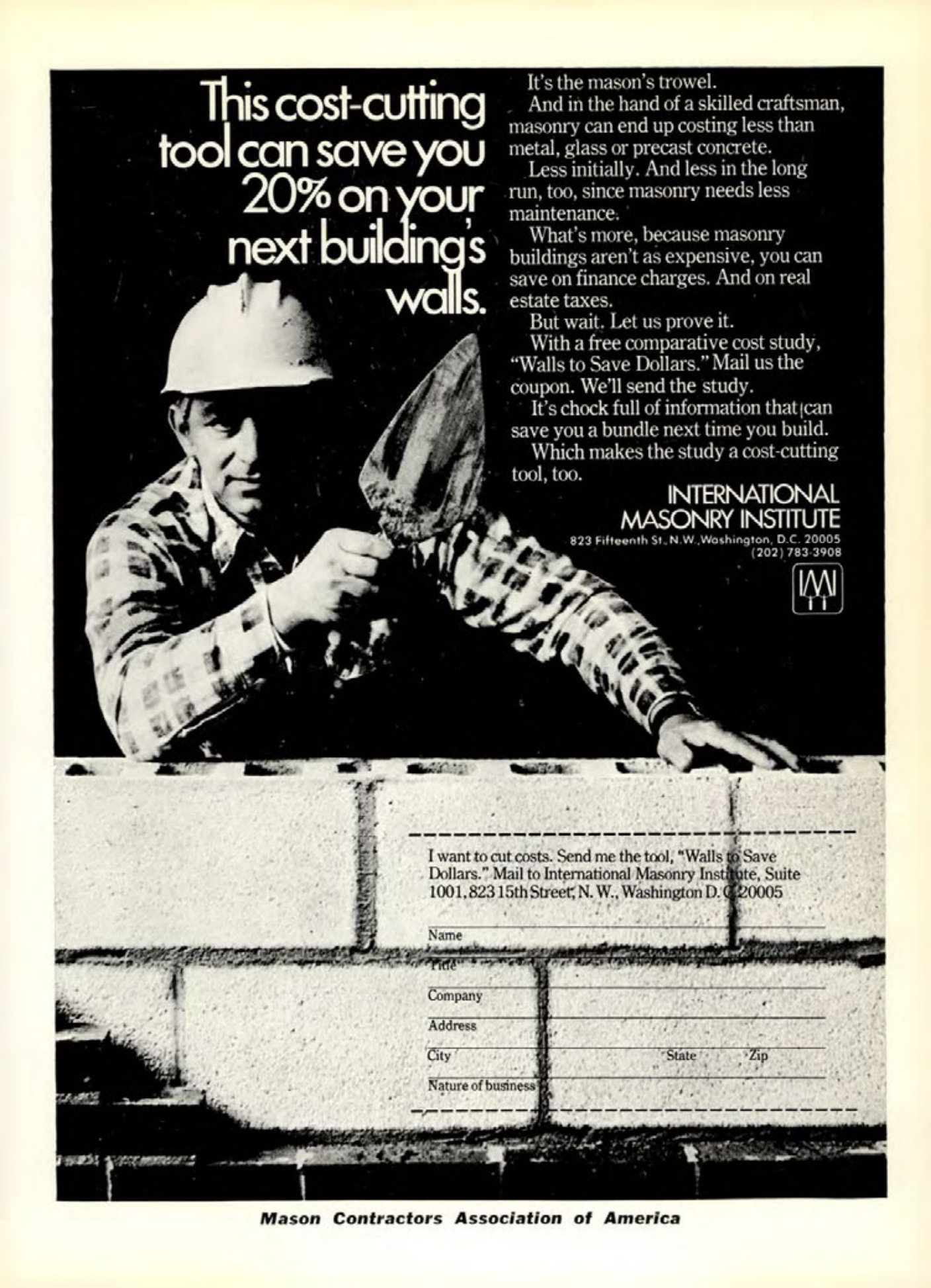 Masonry Magazine June 1973 Page. 41