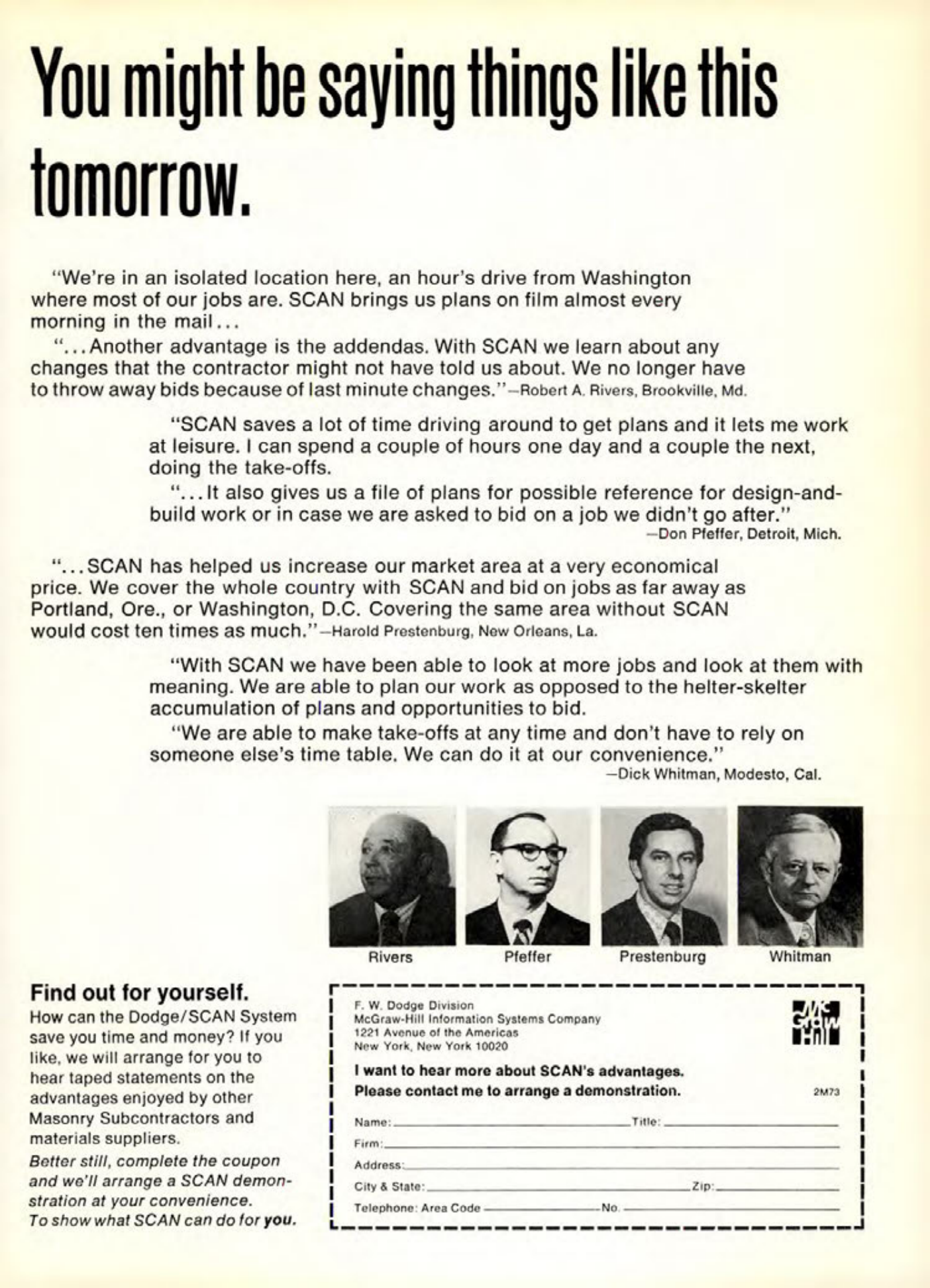 Masonry Magazine March 1973 Page. 25