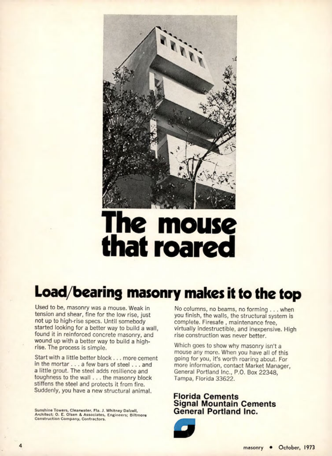 Masonry Magazine October 1973 Page. 4