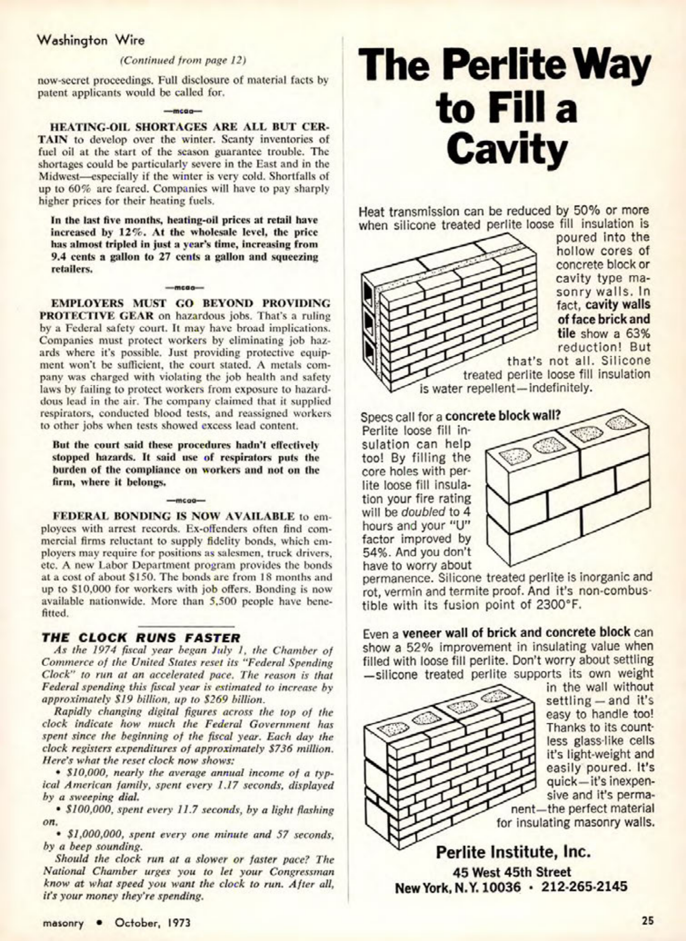 Masonry Magazine October 1973 Page. 21