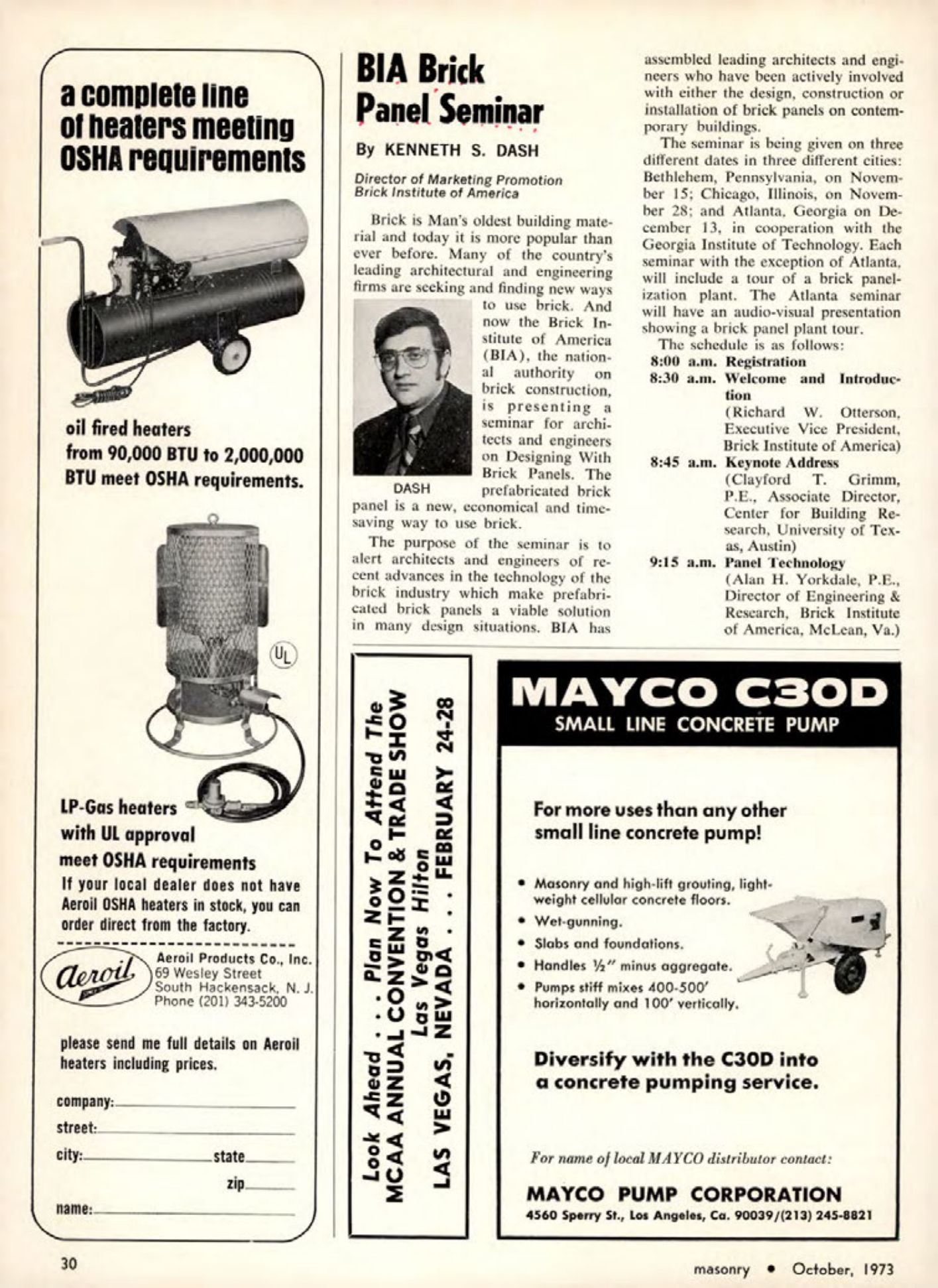 Masonry Magazine October 1973 Page. 26