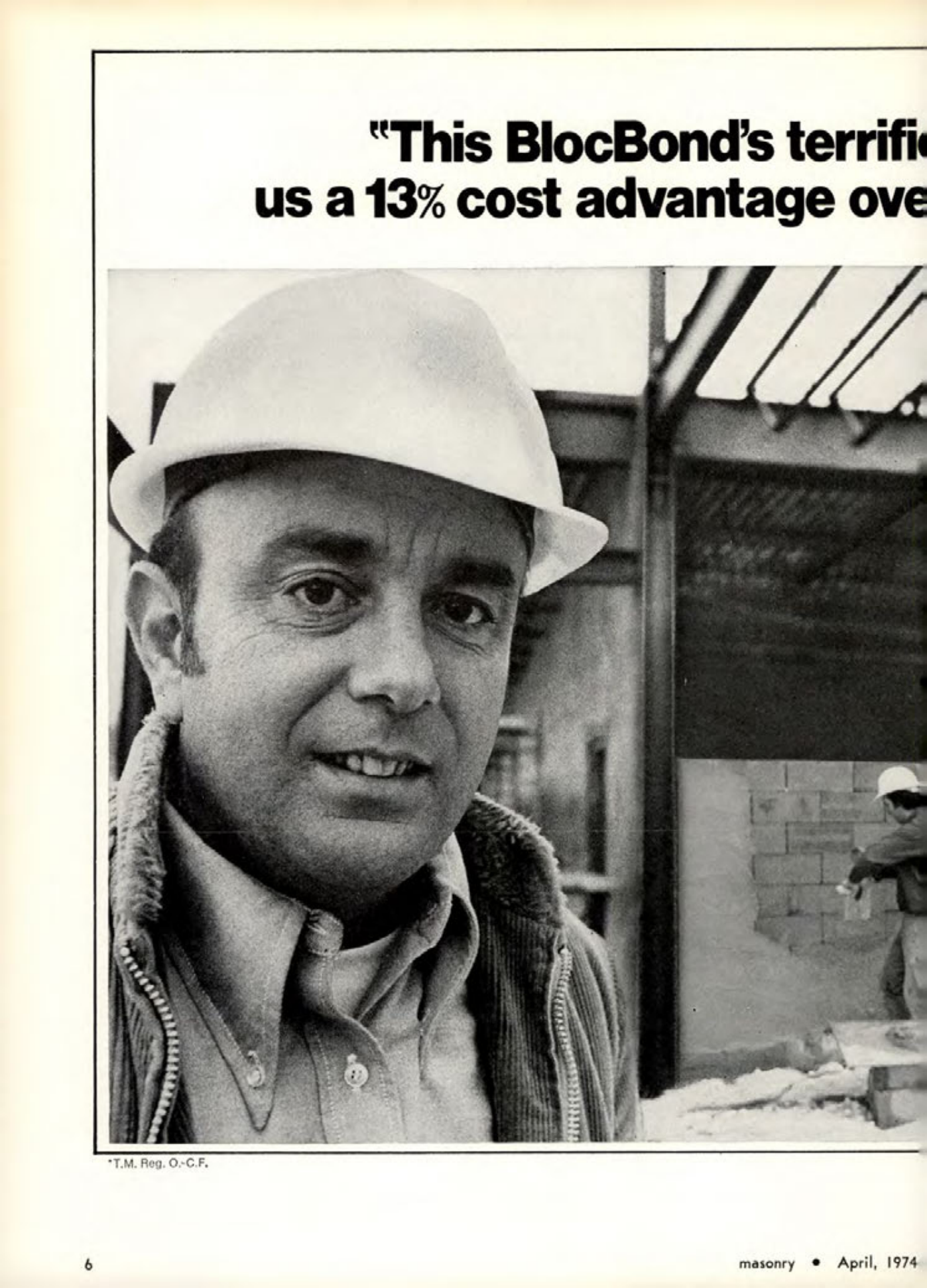 Masonry Magazine April 1974 Page. 6