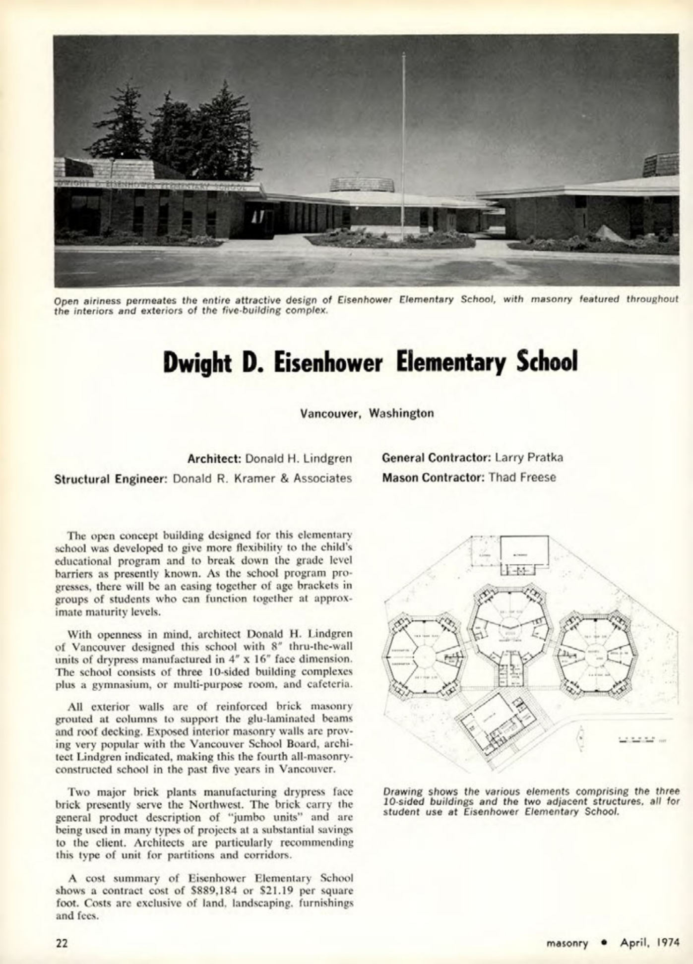 Masonry Magazine April 1974 Page. 22