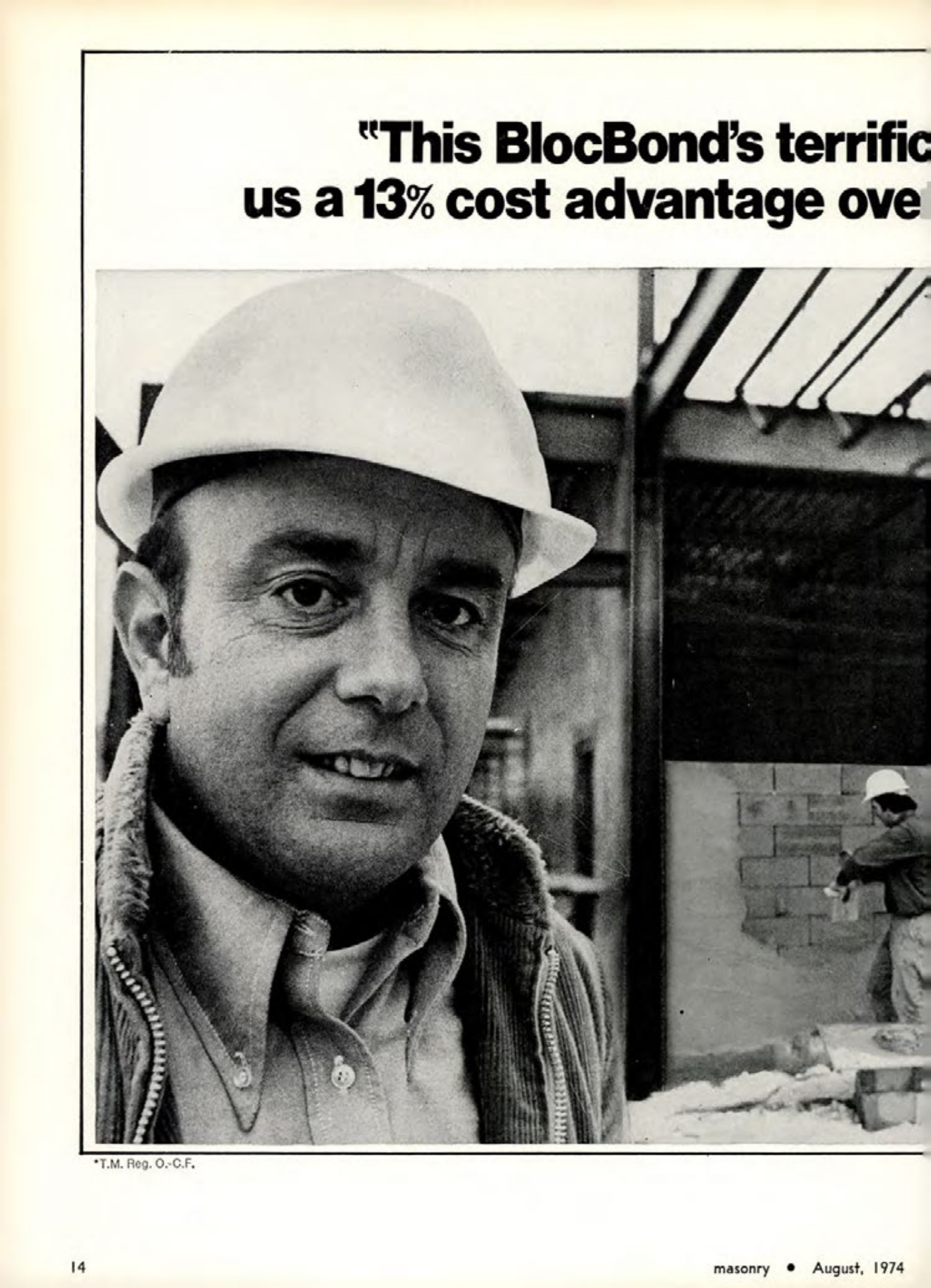 Masonry Magazine August 1974 Page. 14