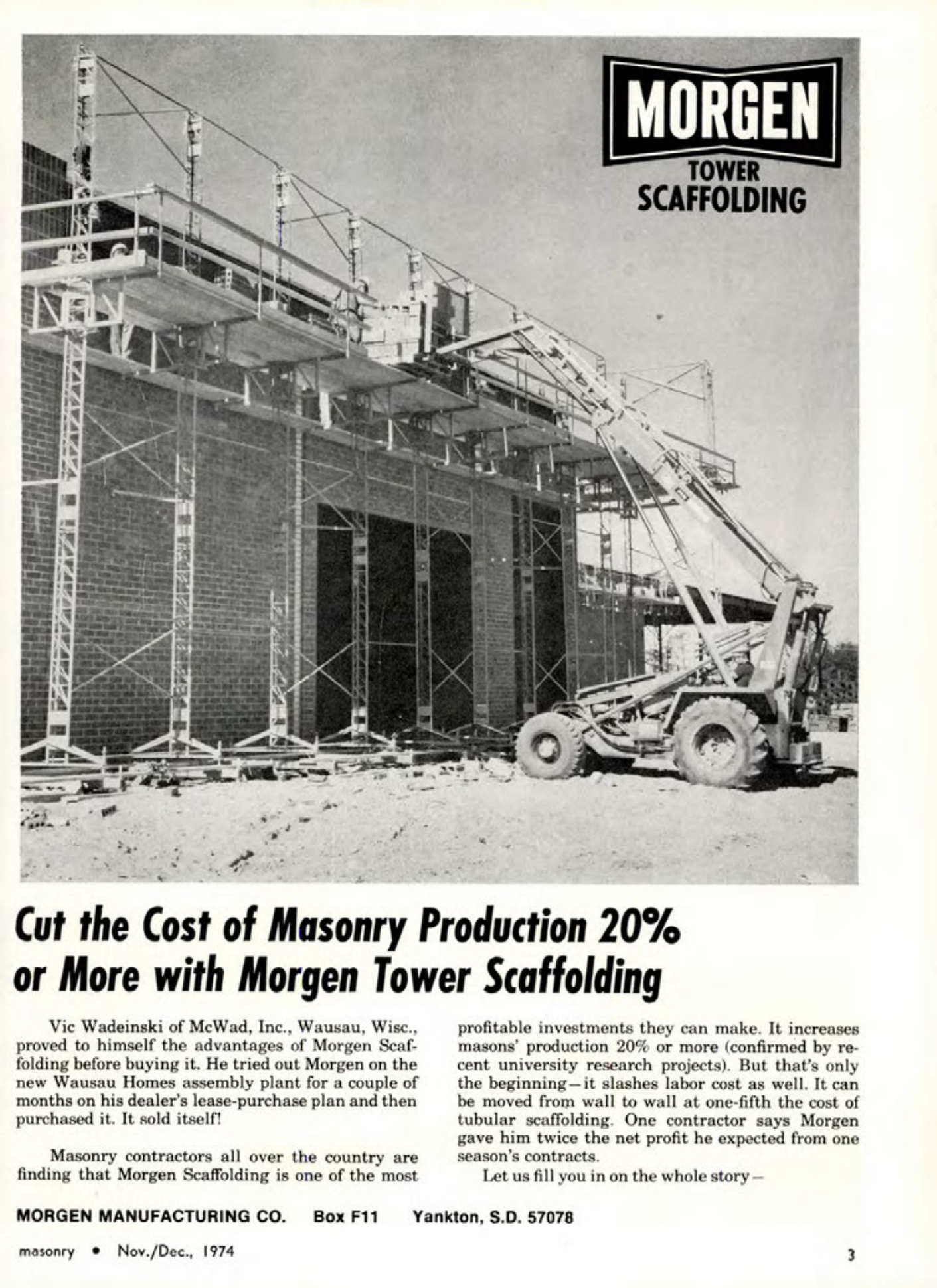 Masonry Magazine December 1974 Page. 3