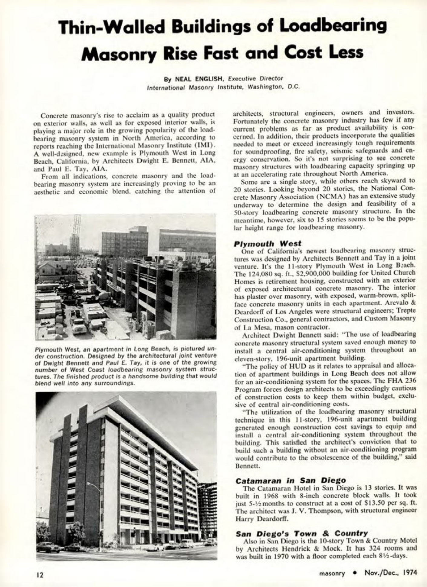 Masonry Magazine December 1974 Page. 12